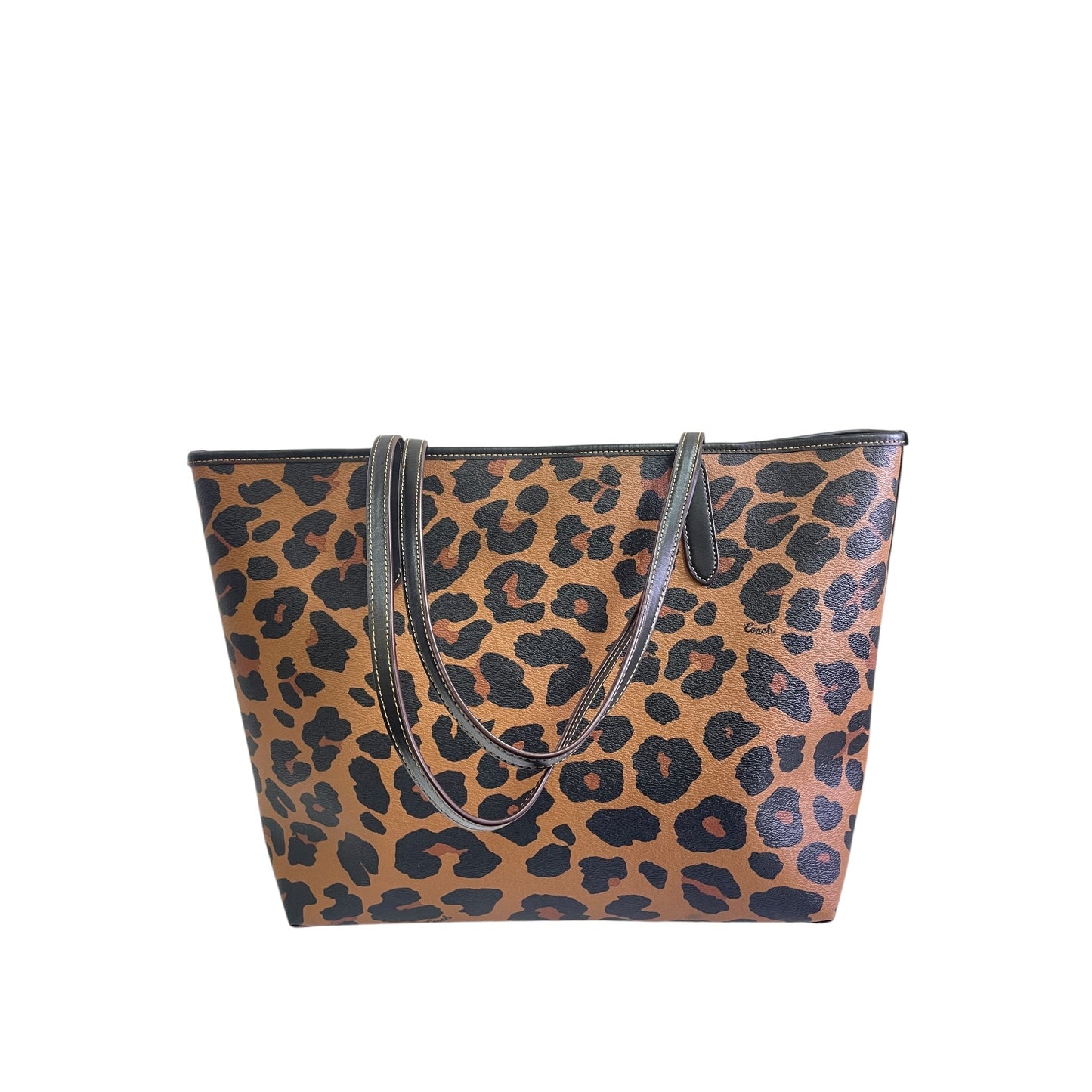 Tote Designer By Coach In Brown, Size:Large