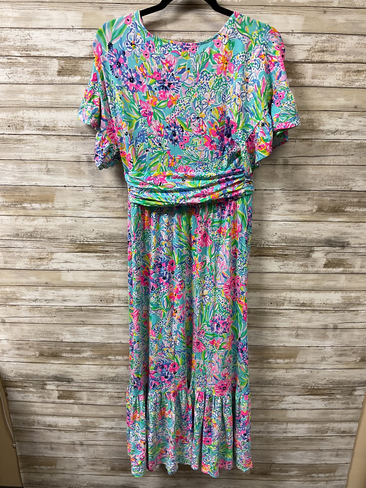 Dress Designer By Lilly Pulitzer In Floral Print, Size:M