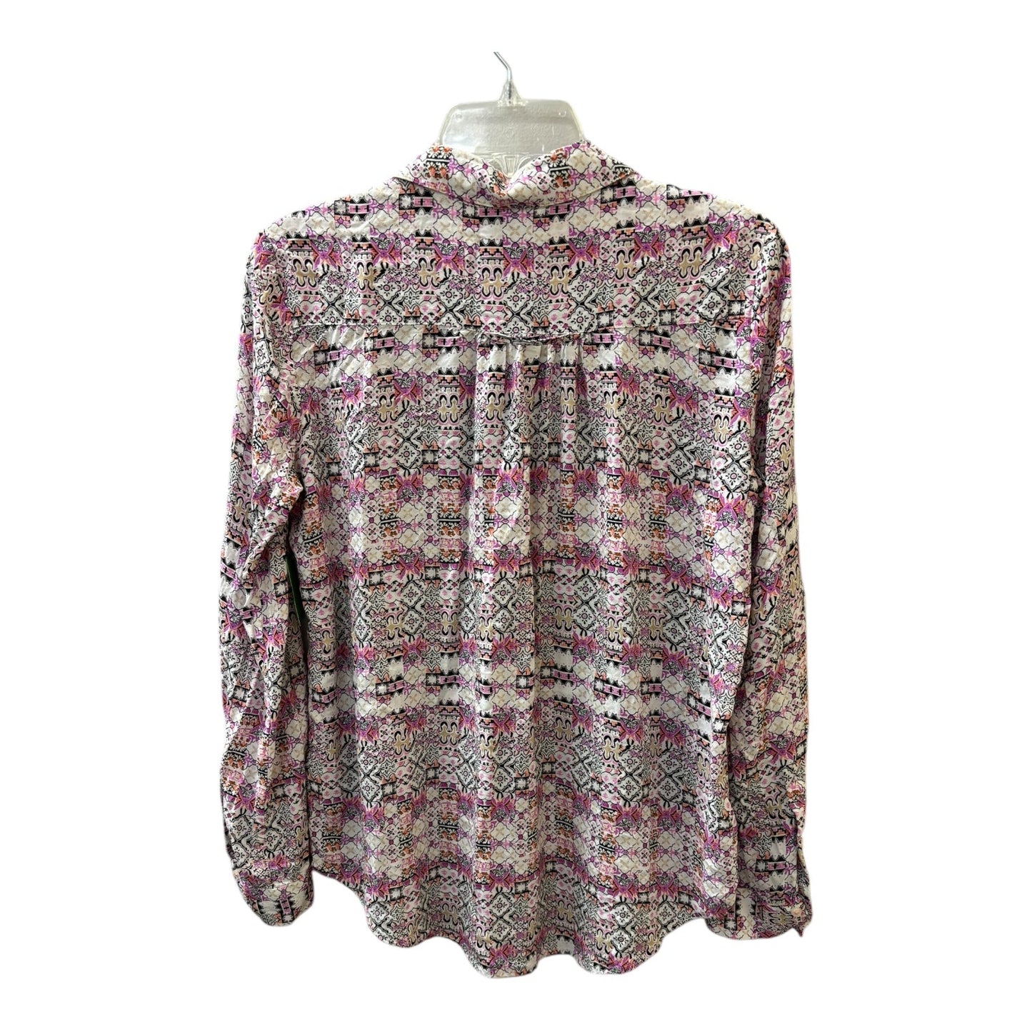 Blouse Ls By Maeve In Pink, Size:S