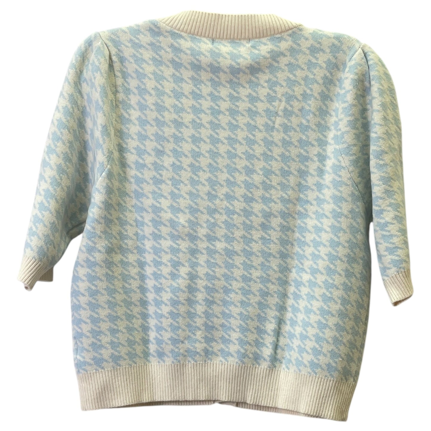 Top Ss By Vigoss In Blue & Cream, Size:L