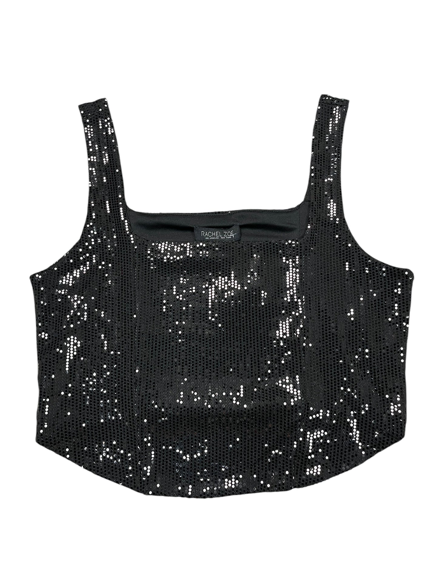 Top Sleeveless By Rachel Zoe In Black, Size:M