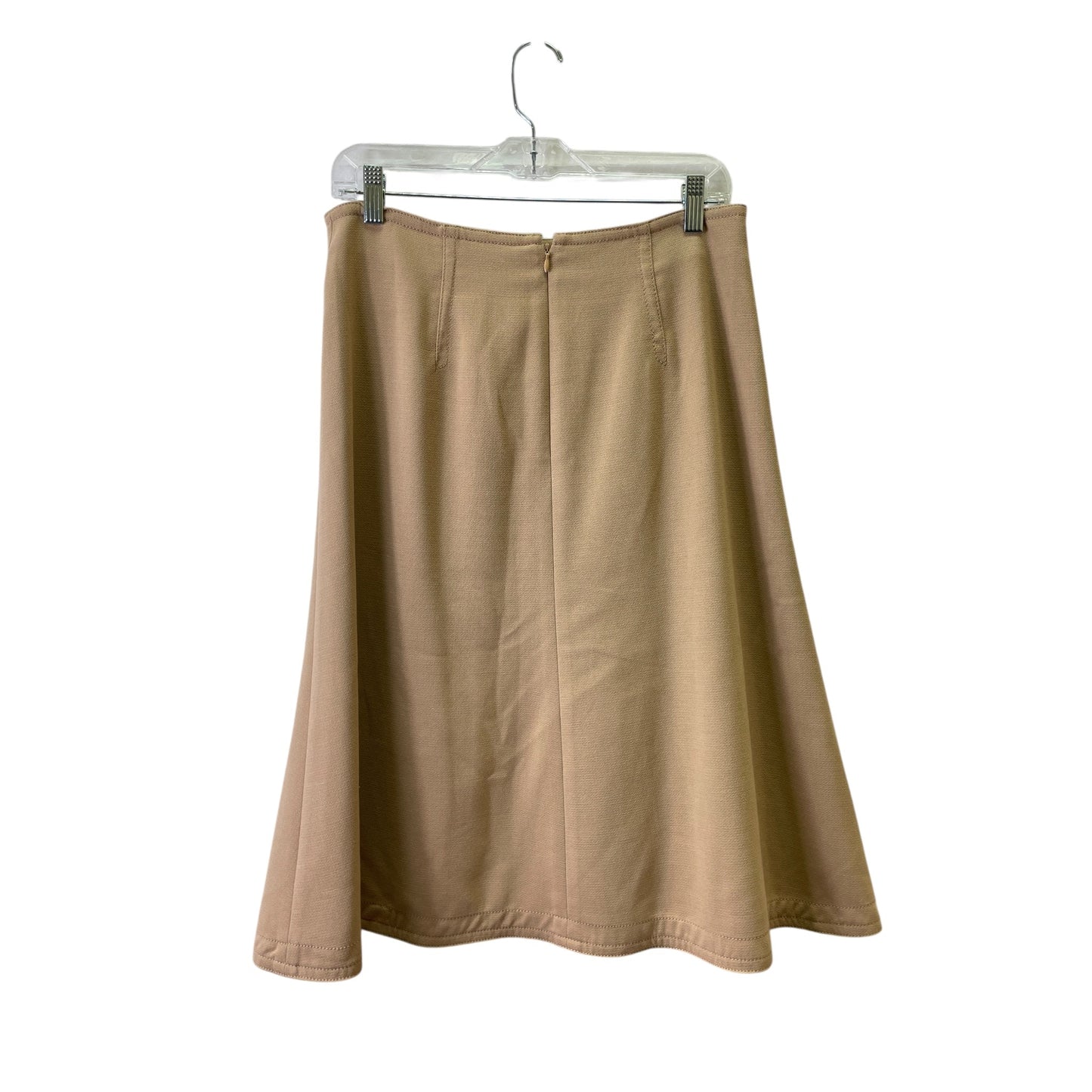 Skirt Midi By Ann Taylor In Tan, Size:12