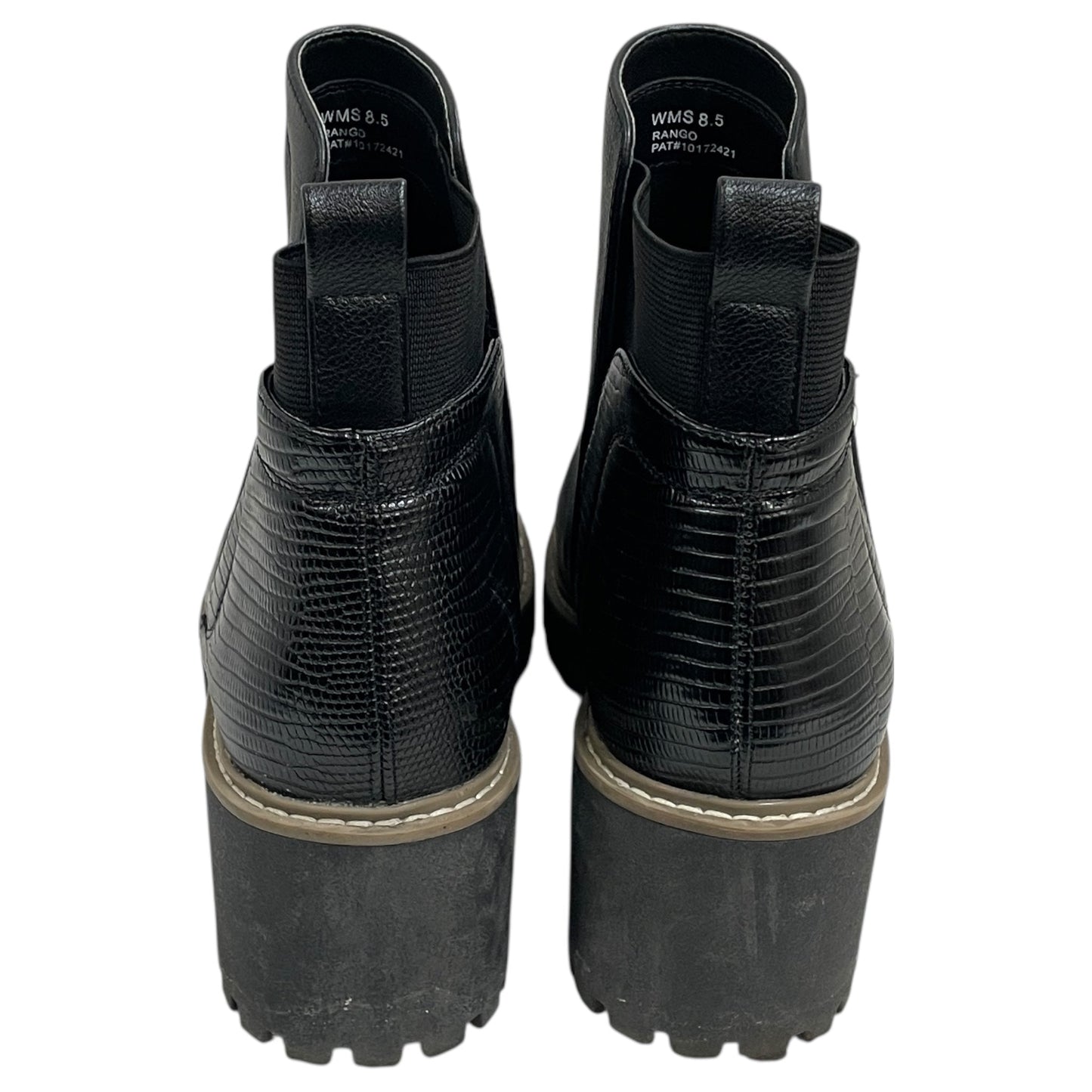 Boots Ankle Heels By Dv In Black, Size:8.5