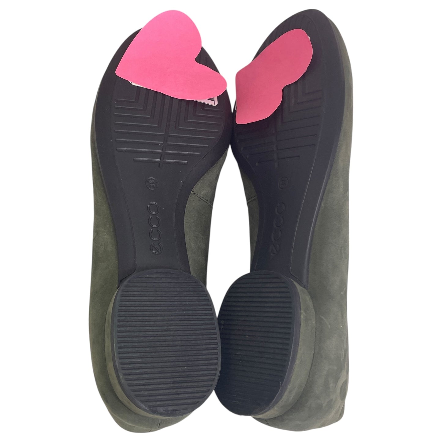 Shoes Flats By Ecco In Green, Size:7