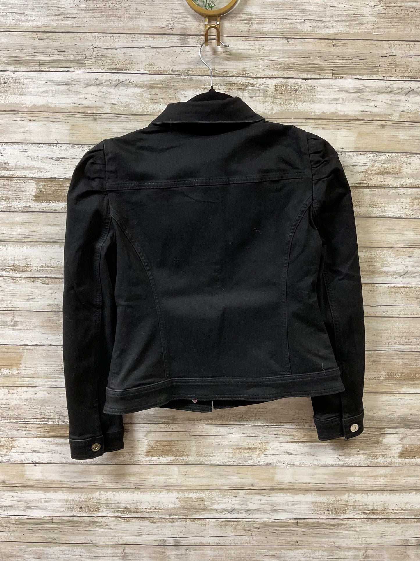 Jacket Denim By White House Black Market In Black, Size:Xs