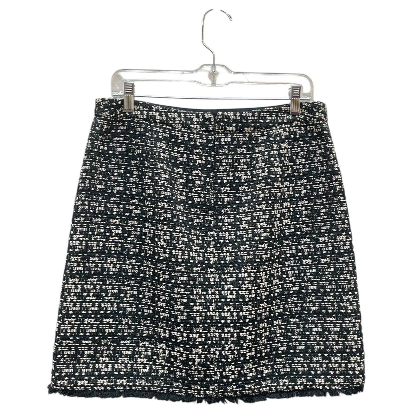 Skirt Mini & Short By Ann Taylor In Black & White, Size:10P