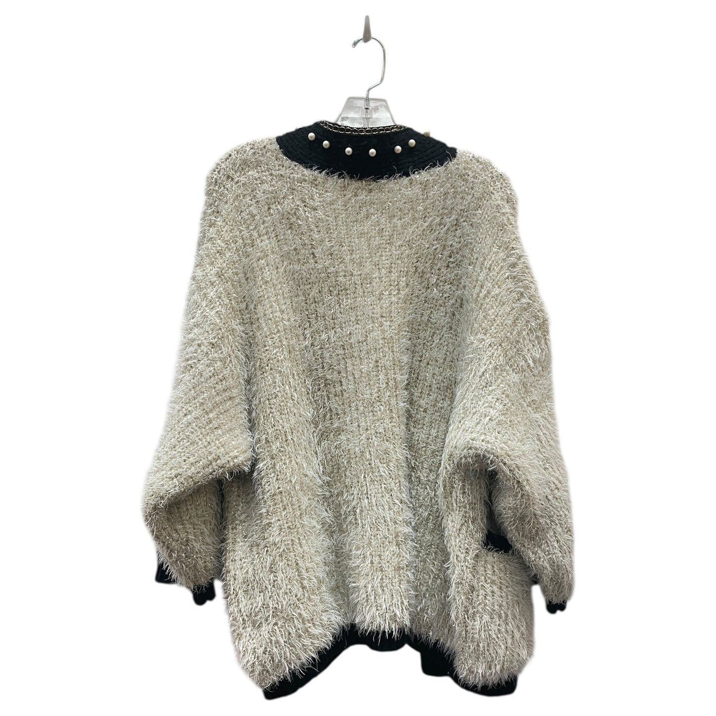 Cardigan By Cme In Black & Gold, Size:Xl