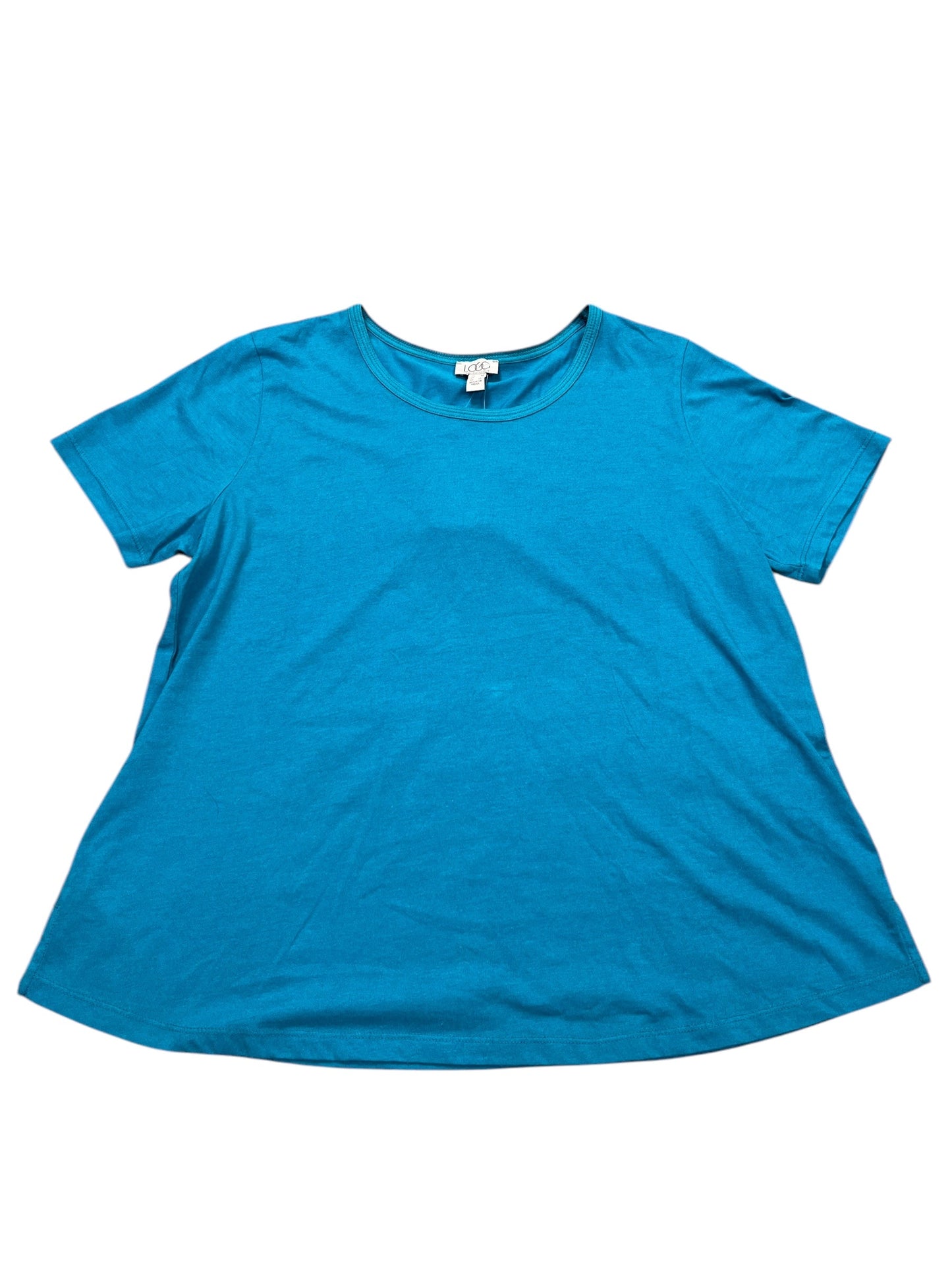 Top Ss Basic By Logo In Blue, Size:M