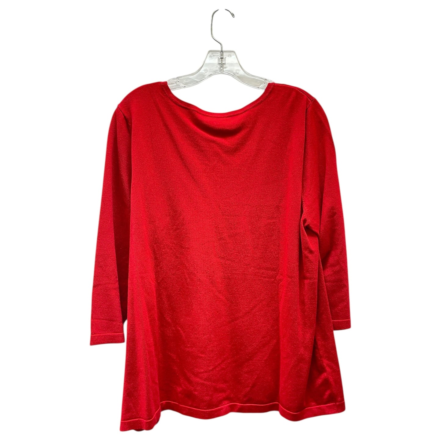 Sweater By Chicos In Red, Size:Xl