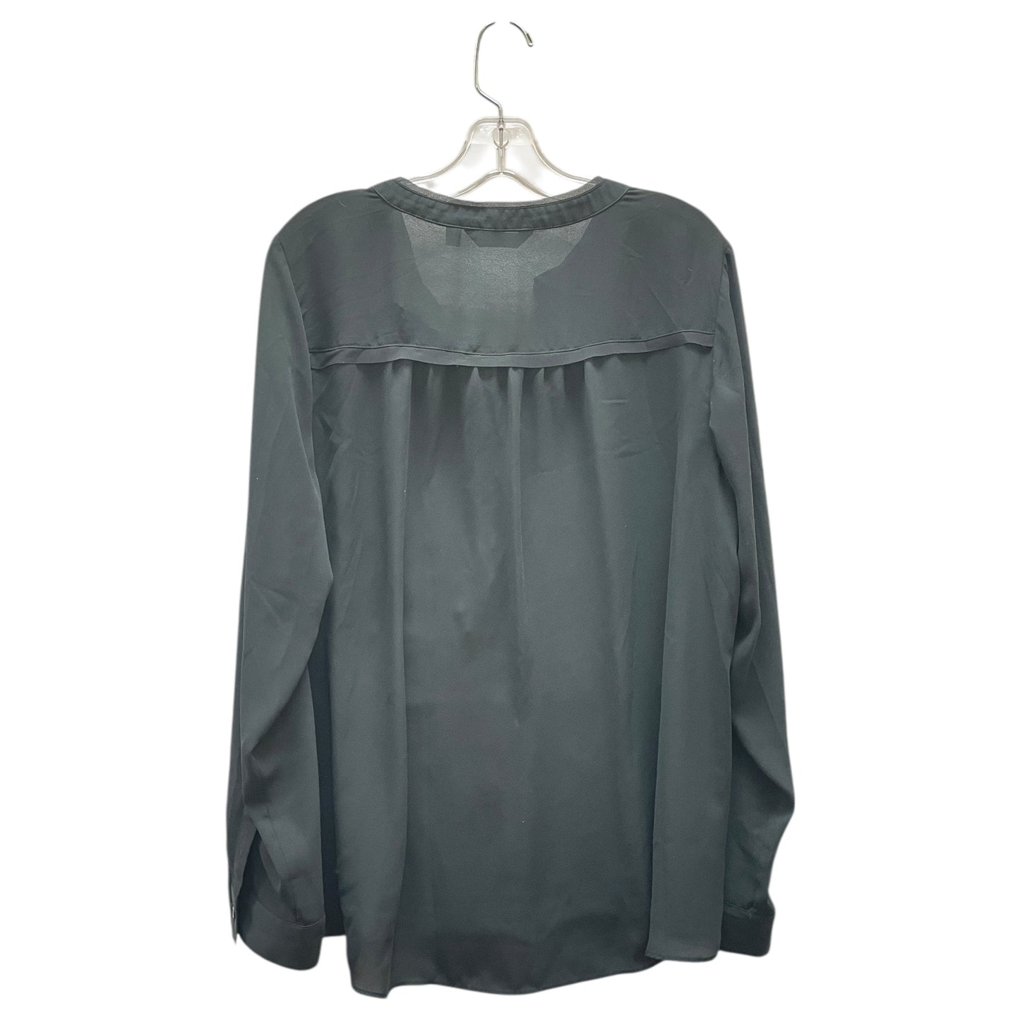 Blouse Ls By Simply Vera In Black, Size:Xl