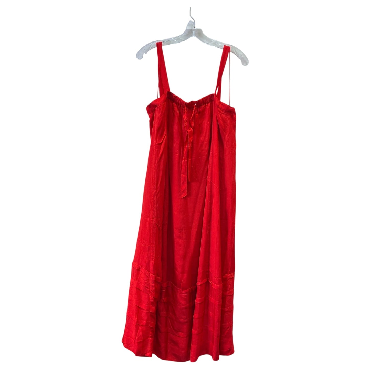 Dress Casual Midi By J. Crew In Red, Size:S