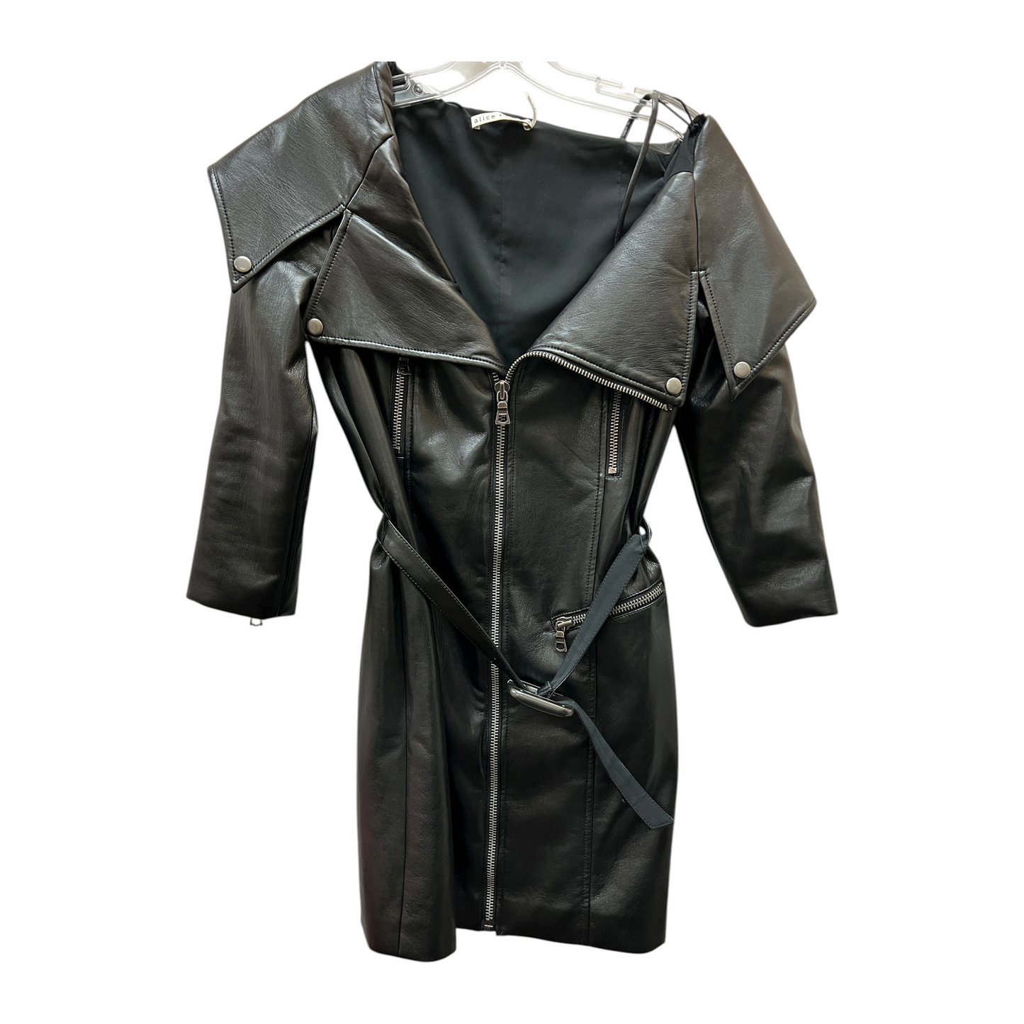 Dress Designer By Alice + Olivia In Black, Size:M