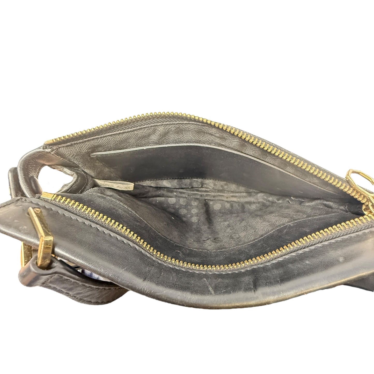 Rounded Snake Embossed Leather Crossbody Bag By Louise Et Cie, Size: Medium