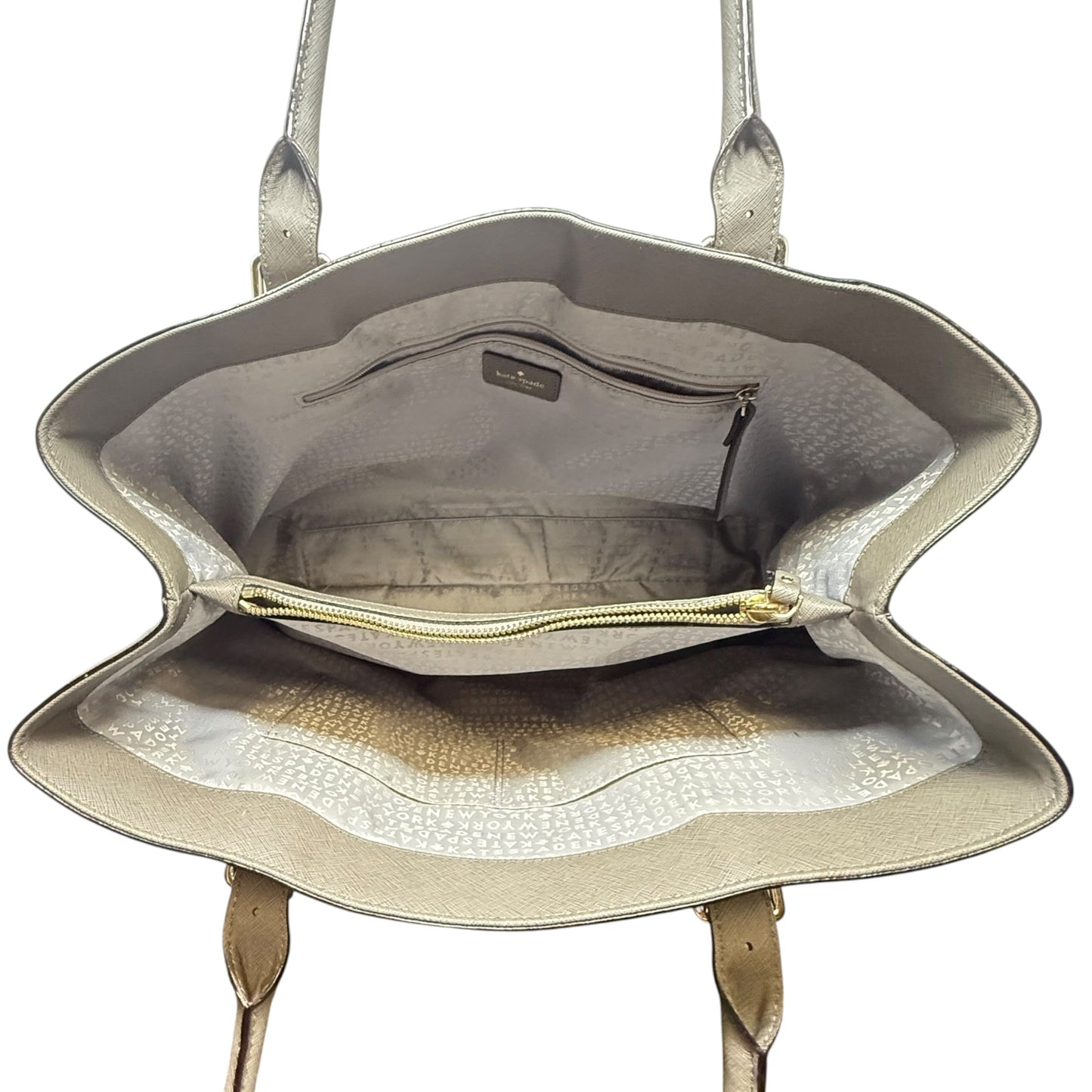 Cove Street Airel Tote Designer By Kate Spade In Cliff Grey, Size: Large