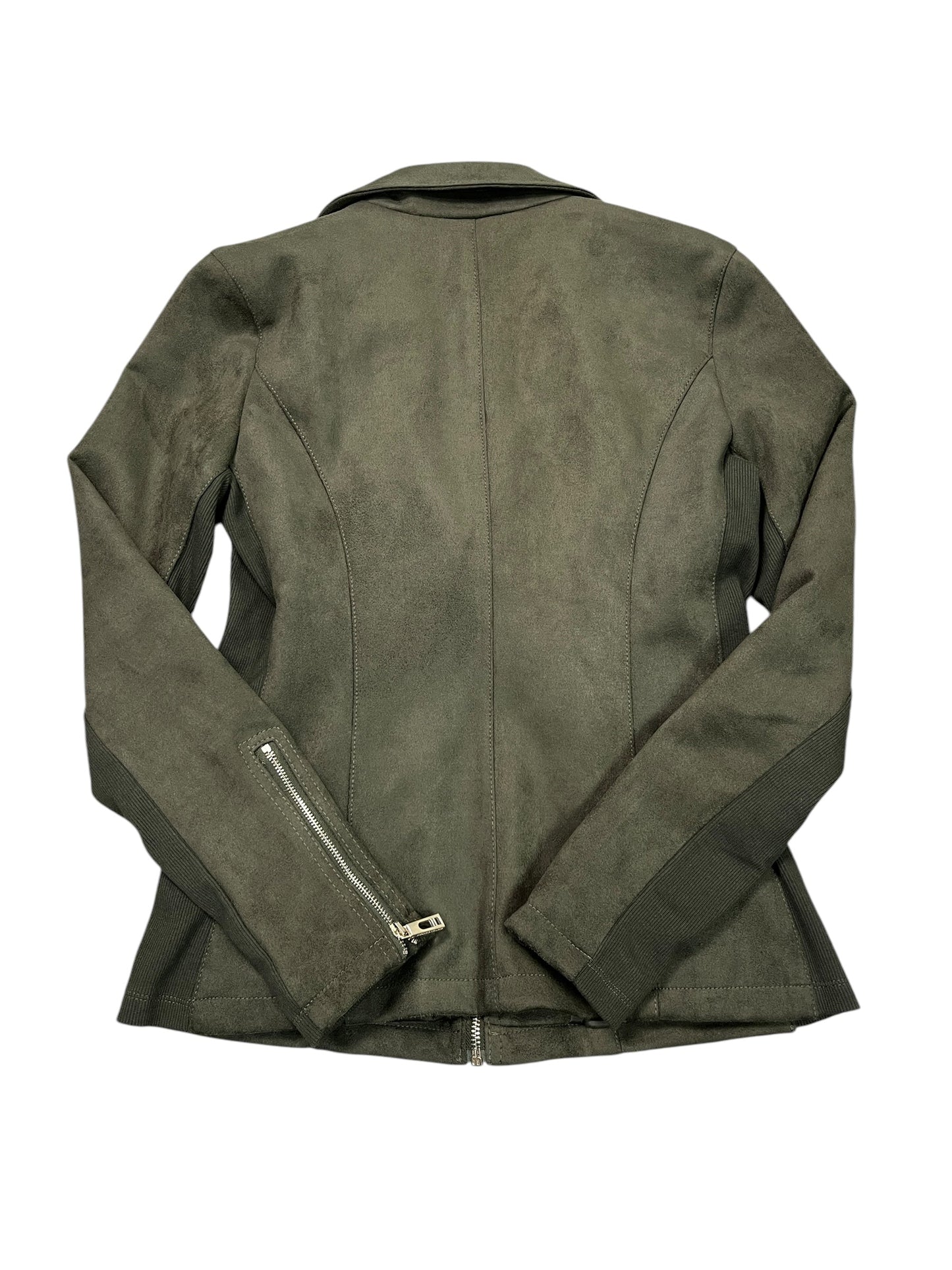Jacket Moto By Ivanka Trump In Green, Size:S