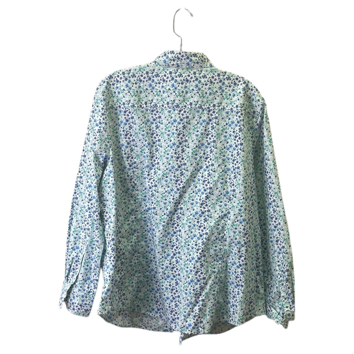 Blouse Ls By J. Crew In Floral Print, Size:1X