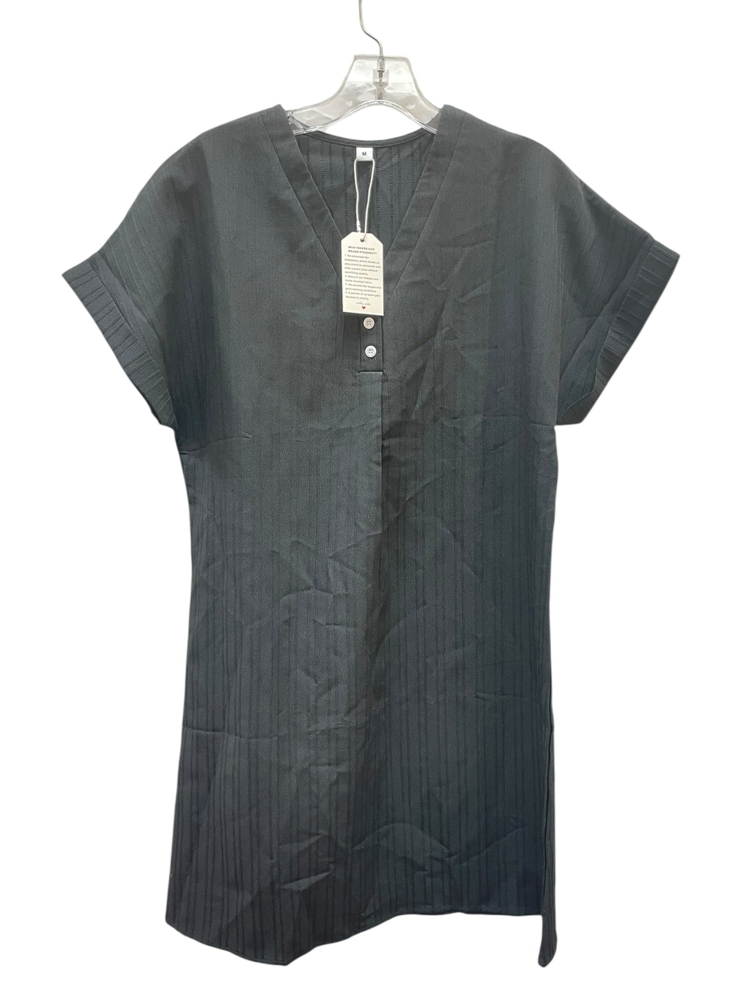 Dress Casual Midi By Clothes Mentor In Black, Size:M
