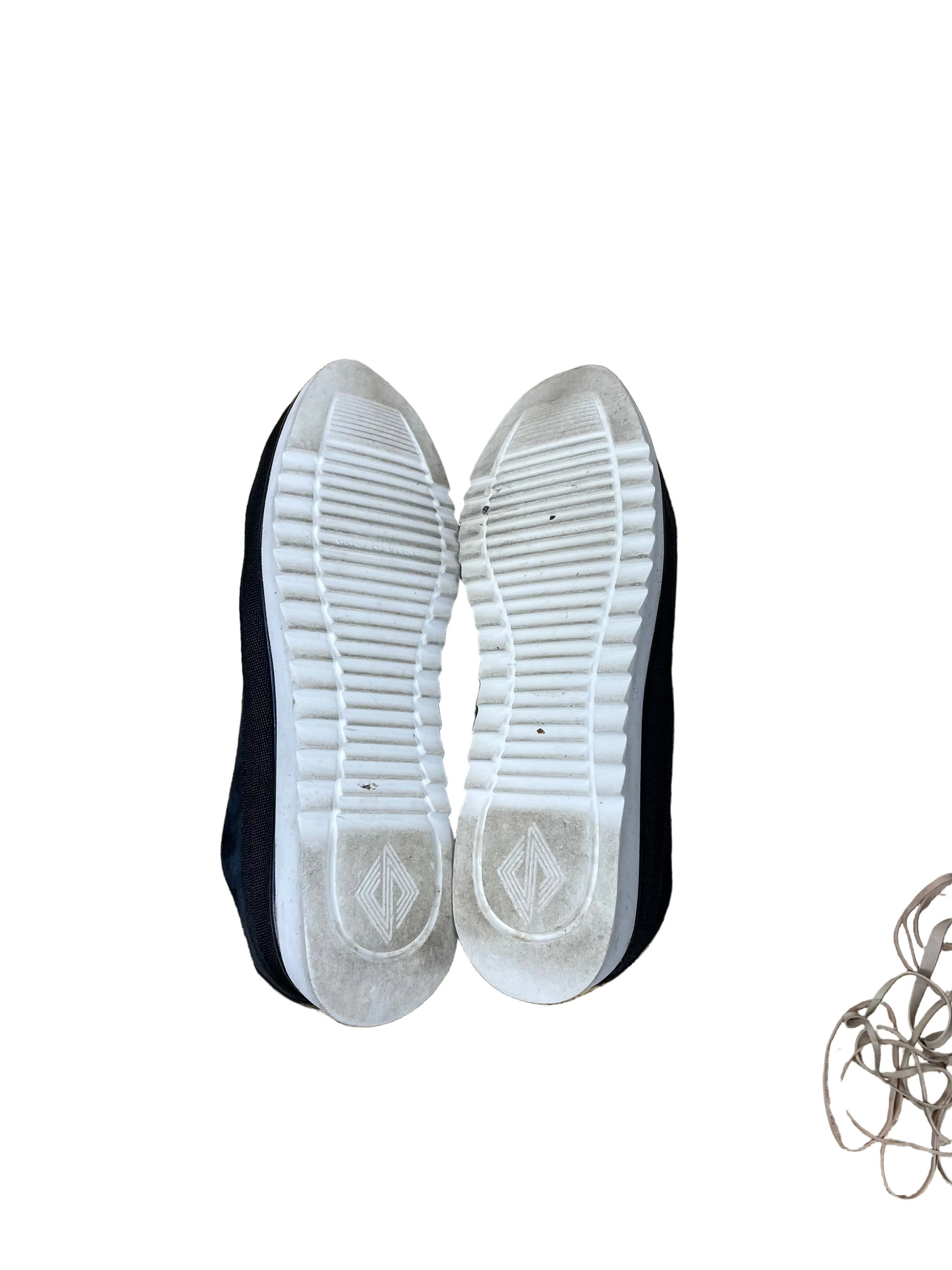 Shoes Sneakers By Adidas In Black & Silver, Size:6.5