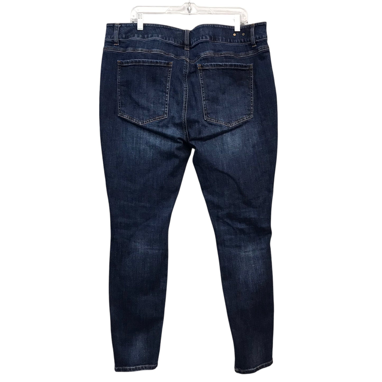 Jeans Skinny By Cabi In Blue Denim, Size:20