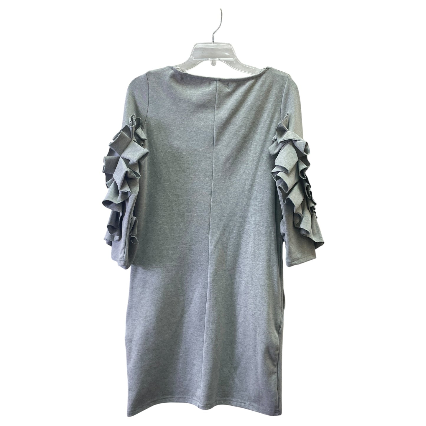 Dress Casual Short By Melloday In Grey, Size:Xs