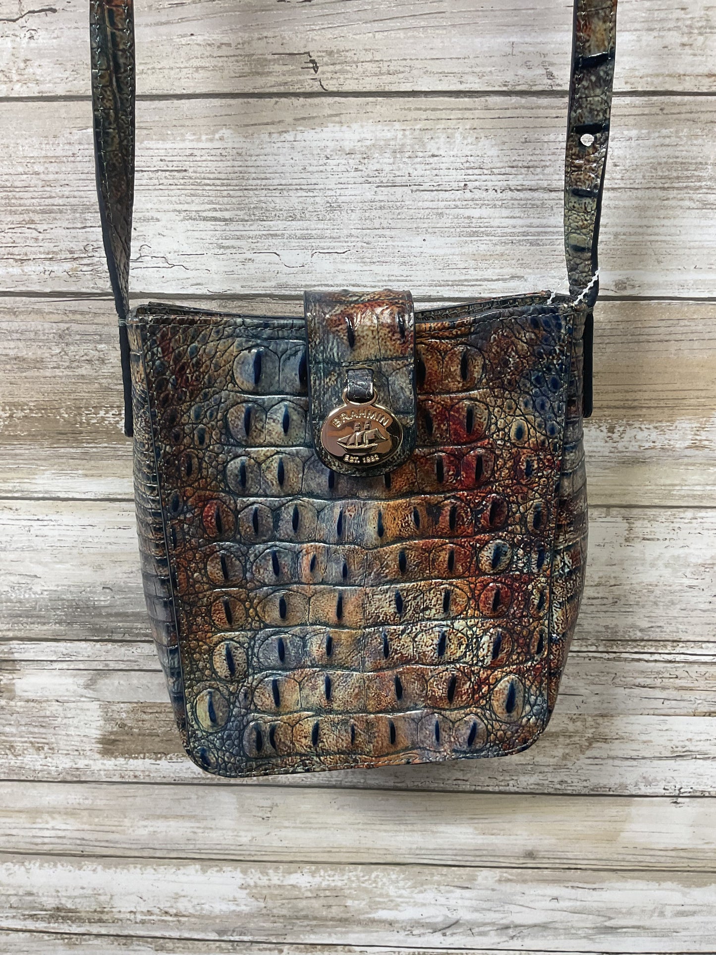 Handbag Designer By Brahmin In Multi, Size:Small