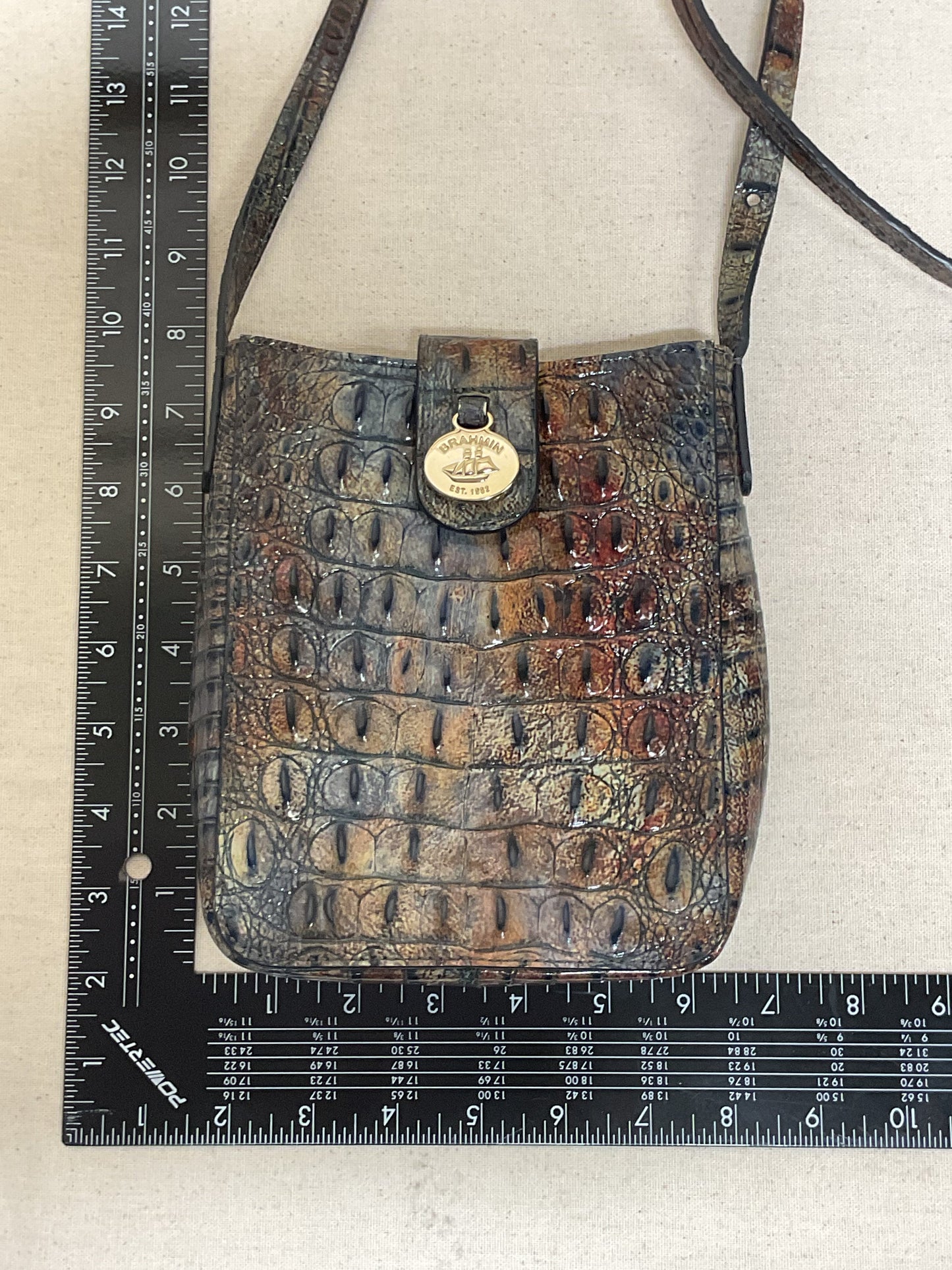 Handbag Designer By Brahmin In Multi, Size:Small
