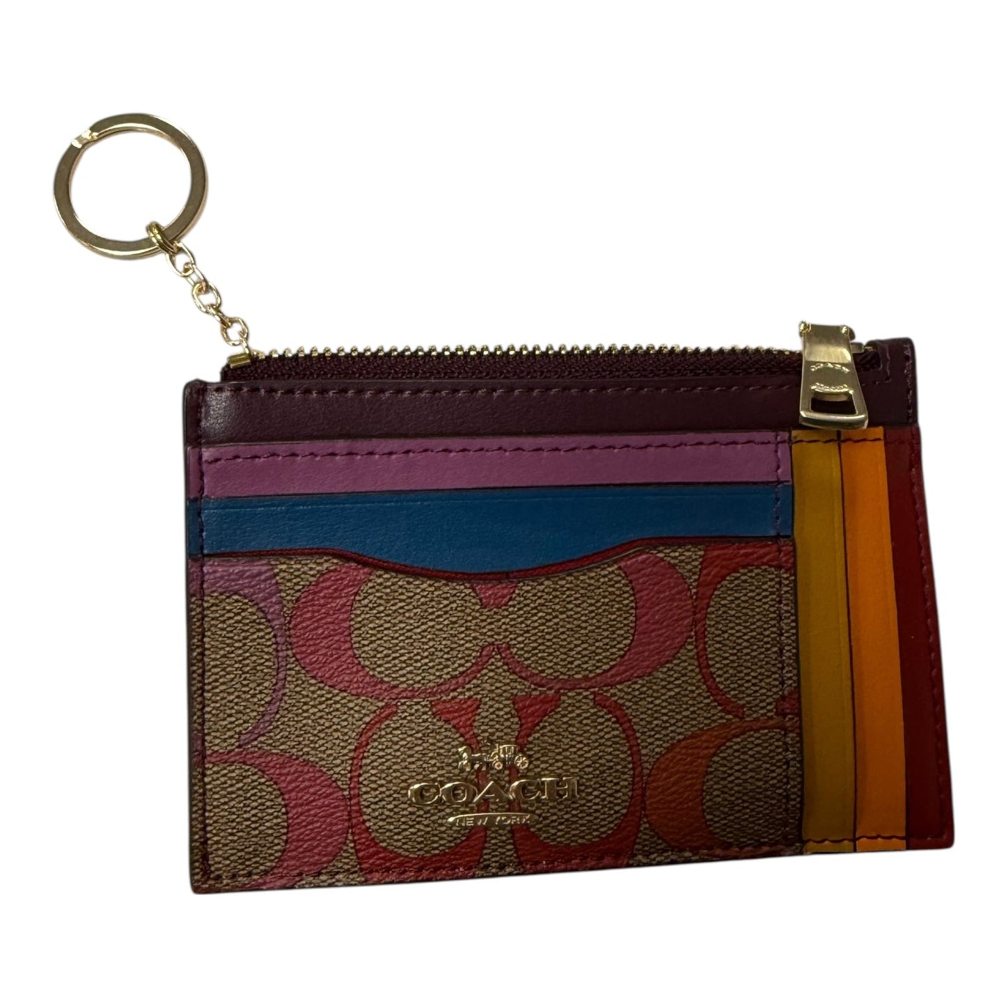 Id/Card Holder Designer By Coach In Multi