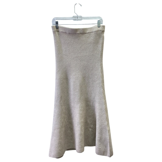 Skirt Maxi By H&M In Tan, Size:M