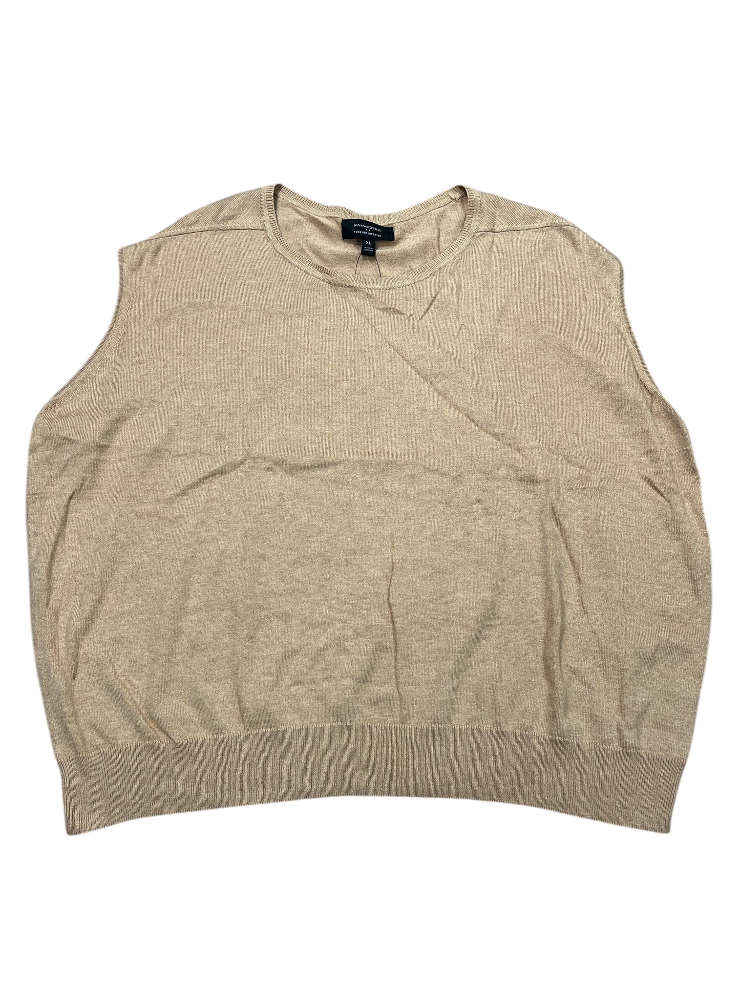 Top Sleeveless By Banana Republic In Brown, Size:Xl