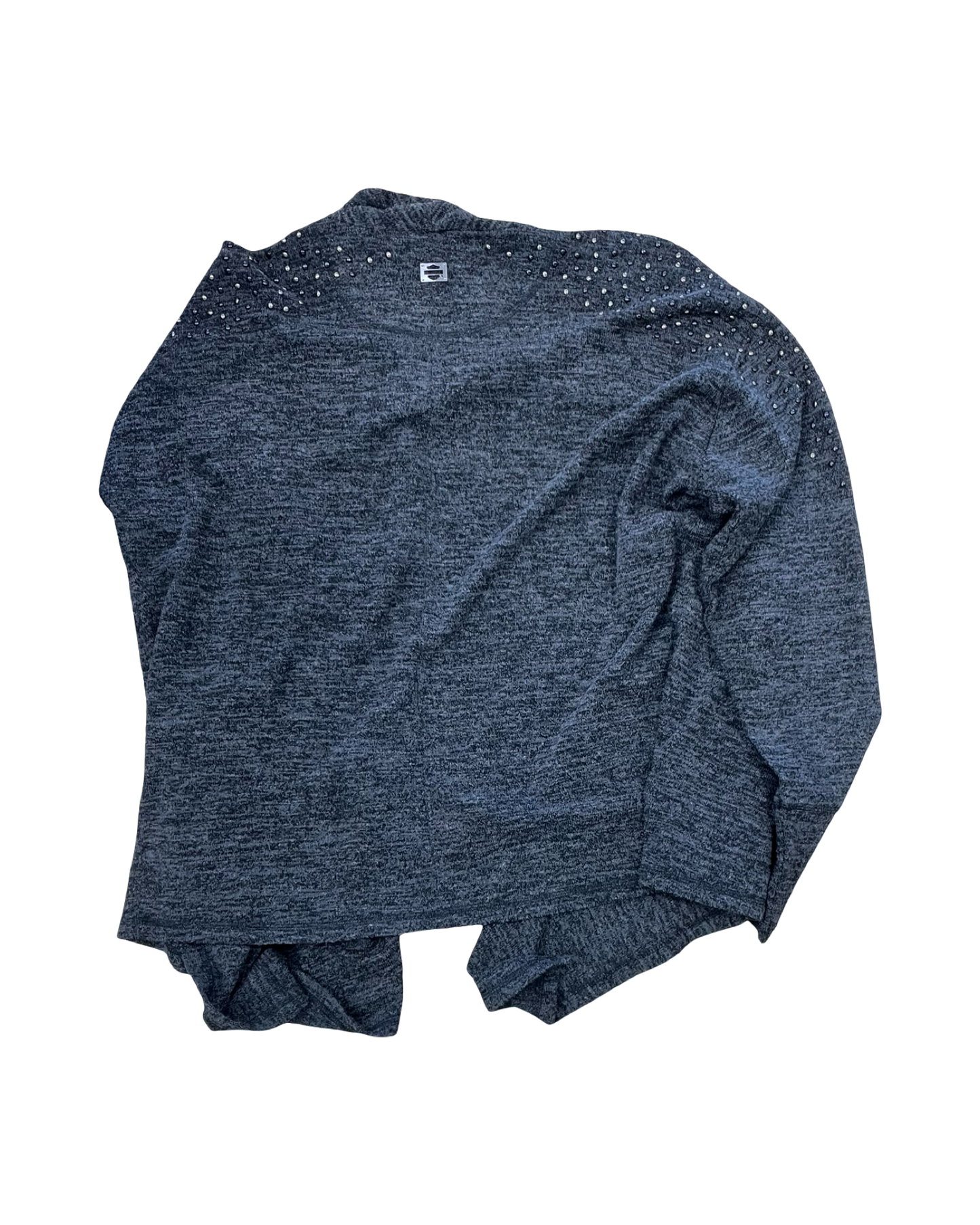 Cardigan By Harley Davidson In Black & Grey, Size:L