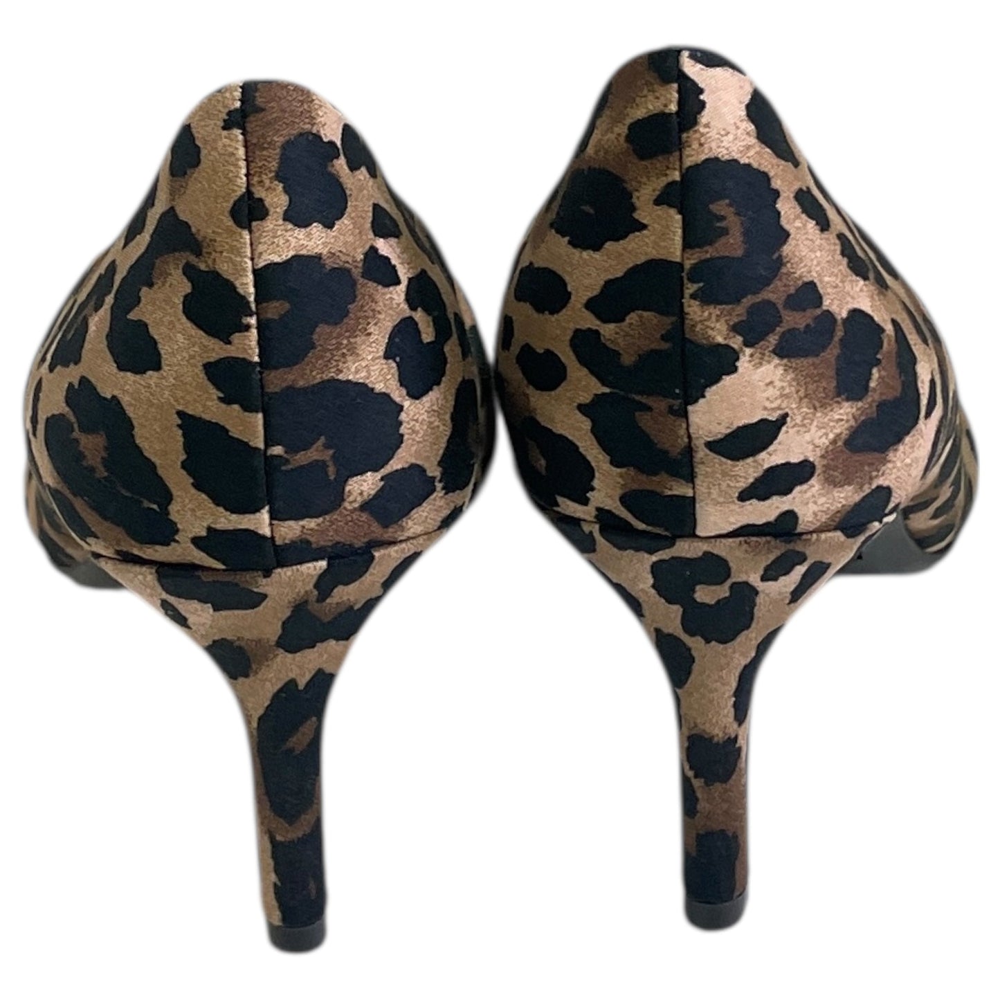 Shoes Heels Kitten By Abella In Animal Print, Size:10