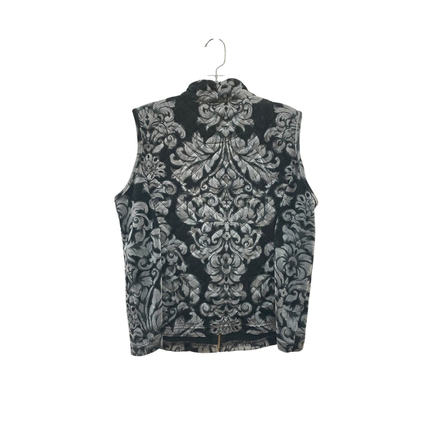 Vest Other By Charter Club In Black & Grey, Size:L