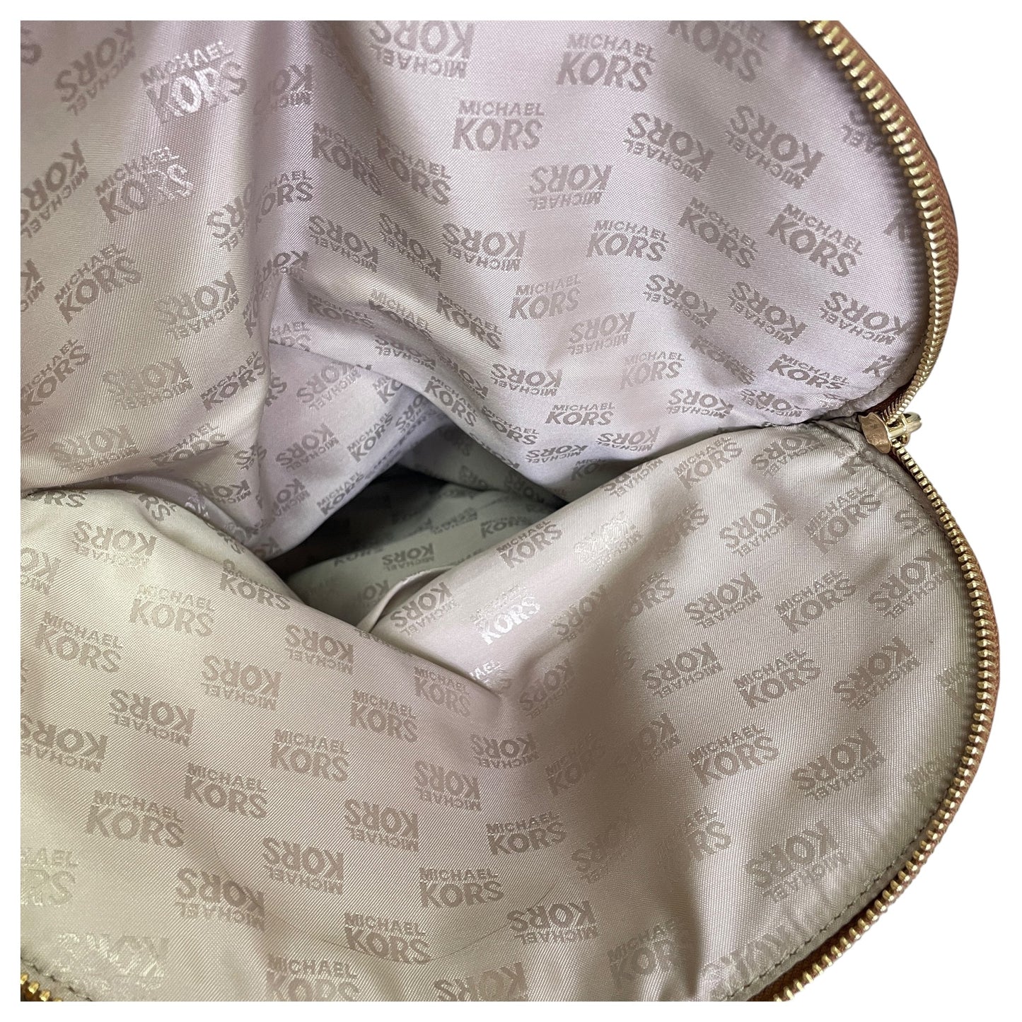 Handbag Designer By Michael Kors In Tan, Size:Medium