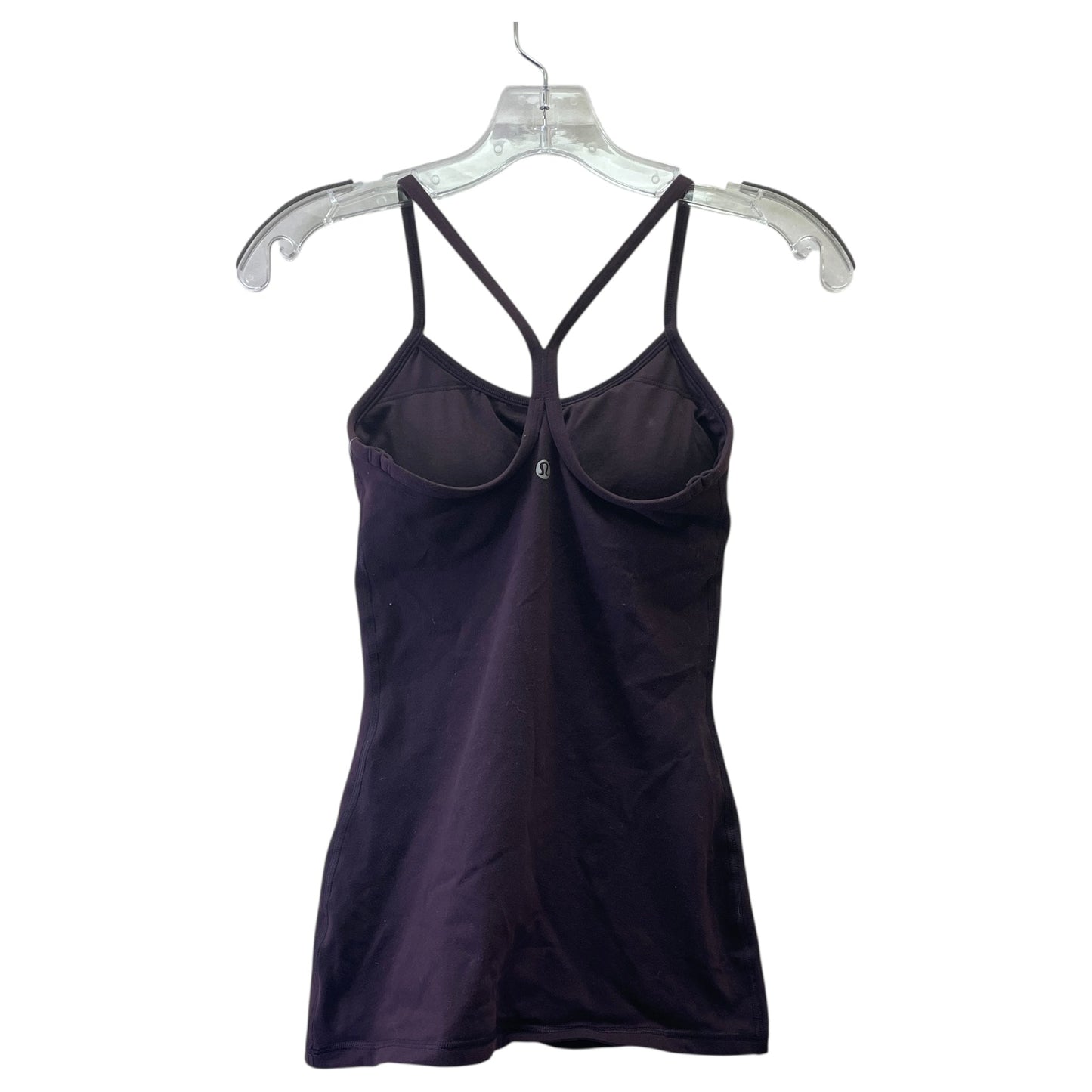 Athletic Tank Top By Lululemon In Maroon, Size:Xs