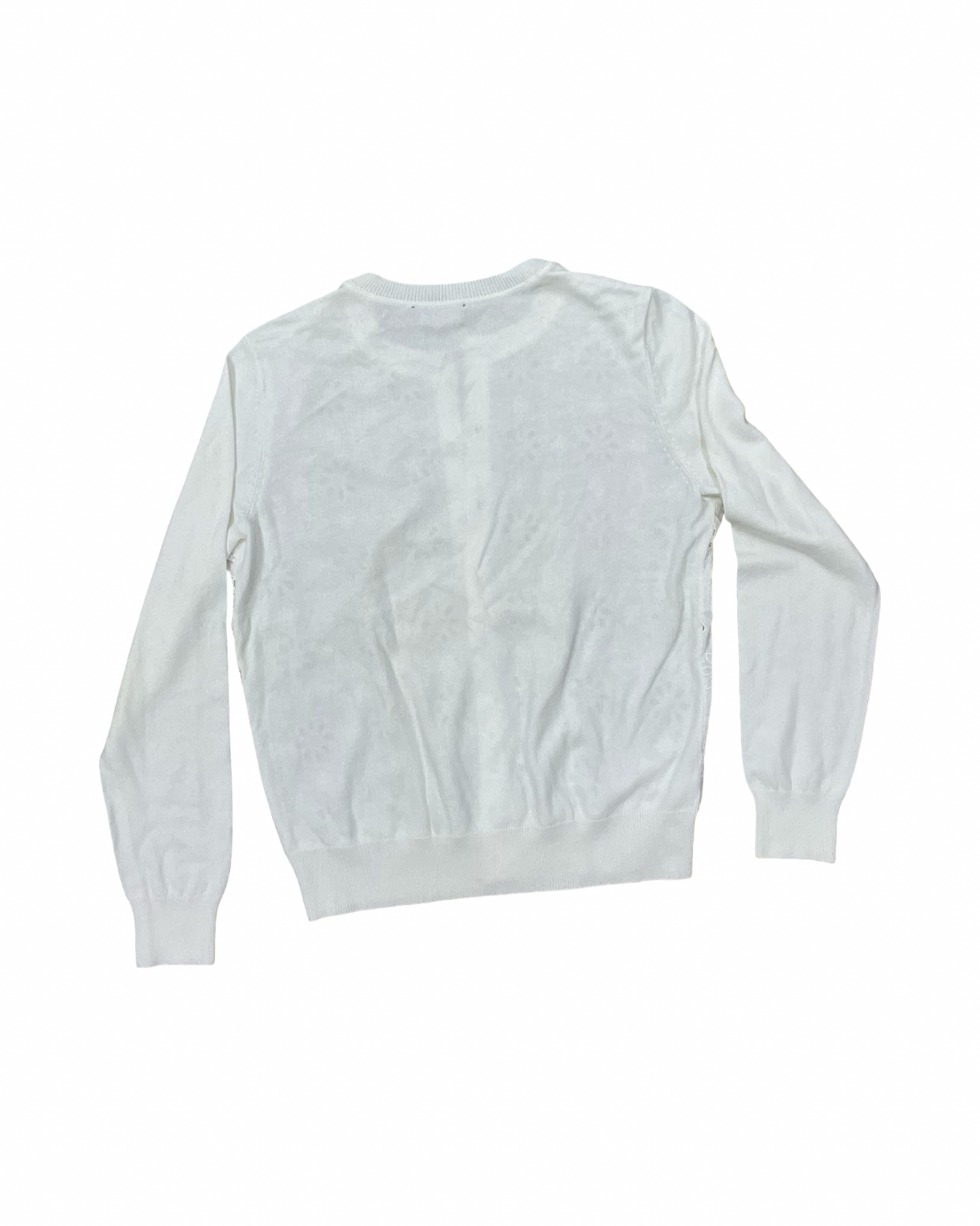 Cardigan By Anne Klein In Cream, Size:S