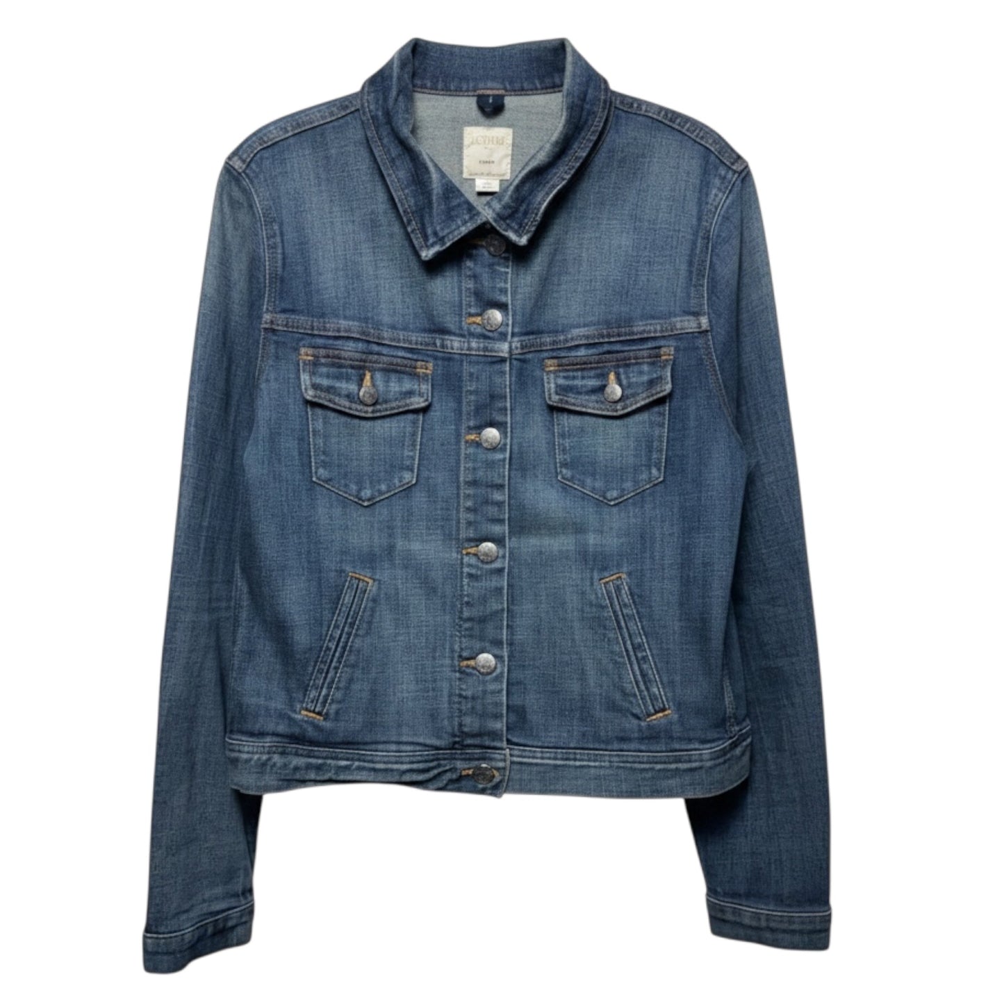 Jacket Denim By J. Crew In Blue Denim, Size: L