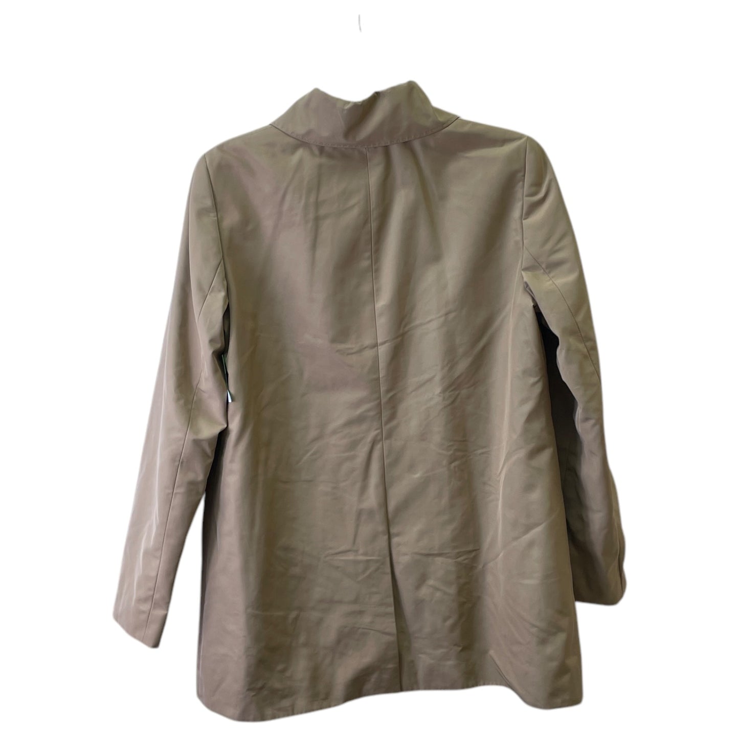 Coat Trench Coat By Brooks Brothers In Tan, Size:M