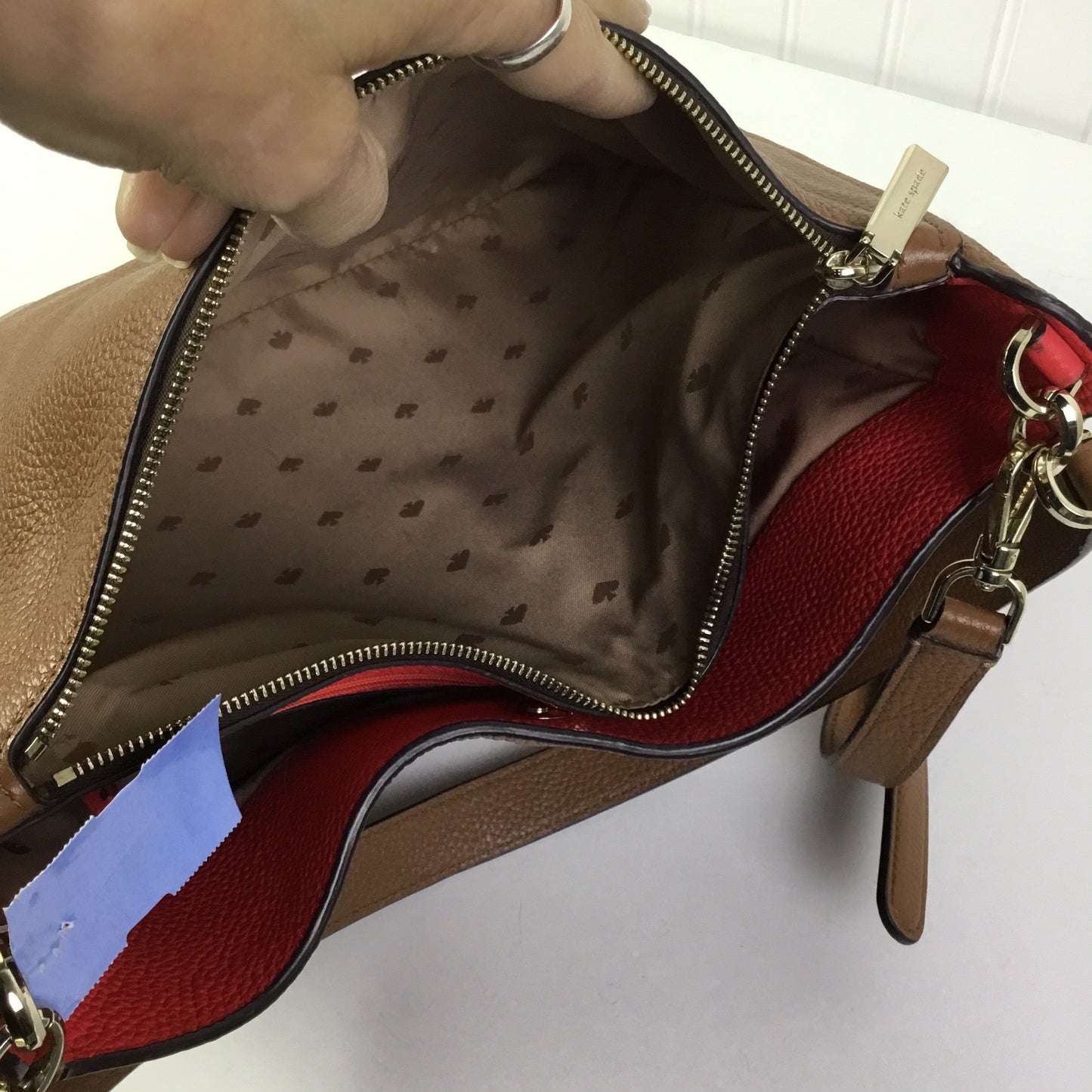 Crossbody Designer By Kate Spade In Brown, Size:Medium