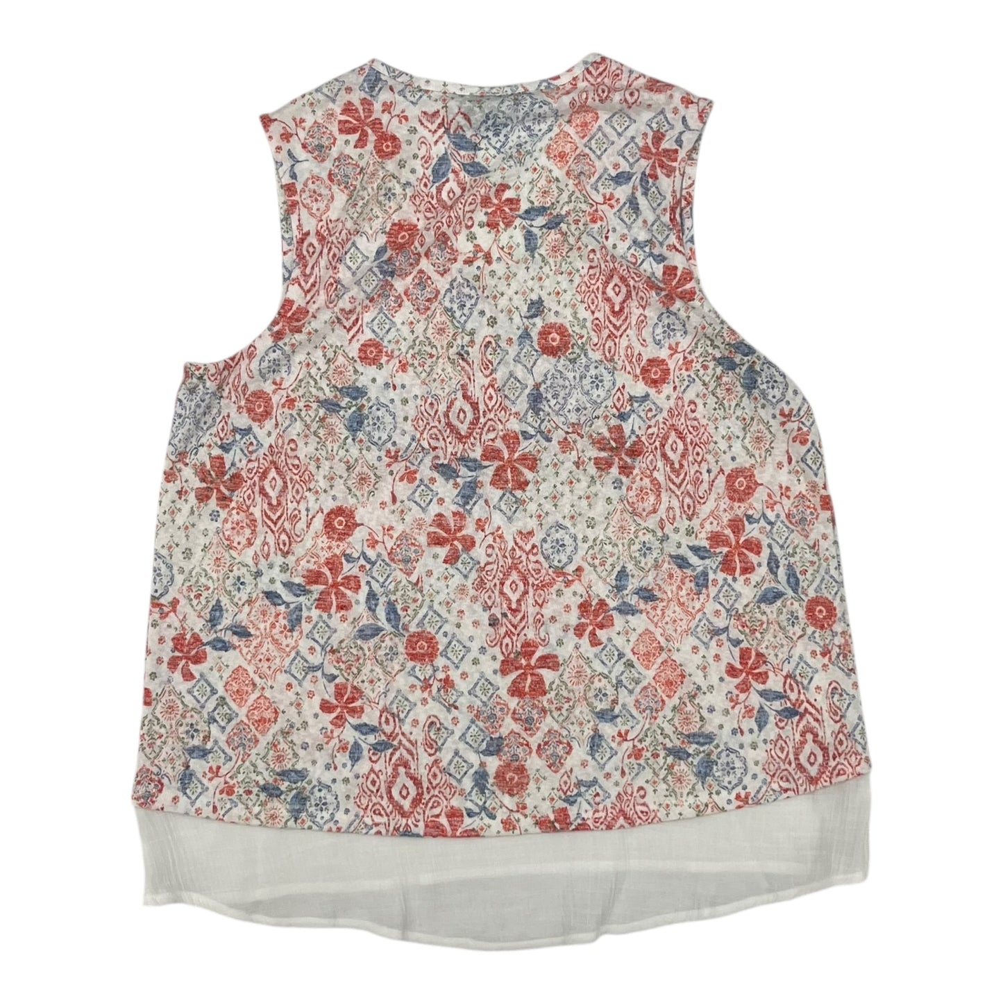 Blouse Sleeveless By Cmf In Multi, Size:Xl