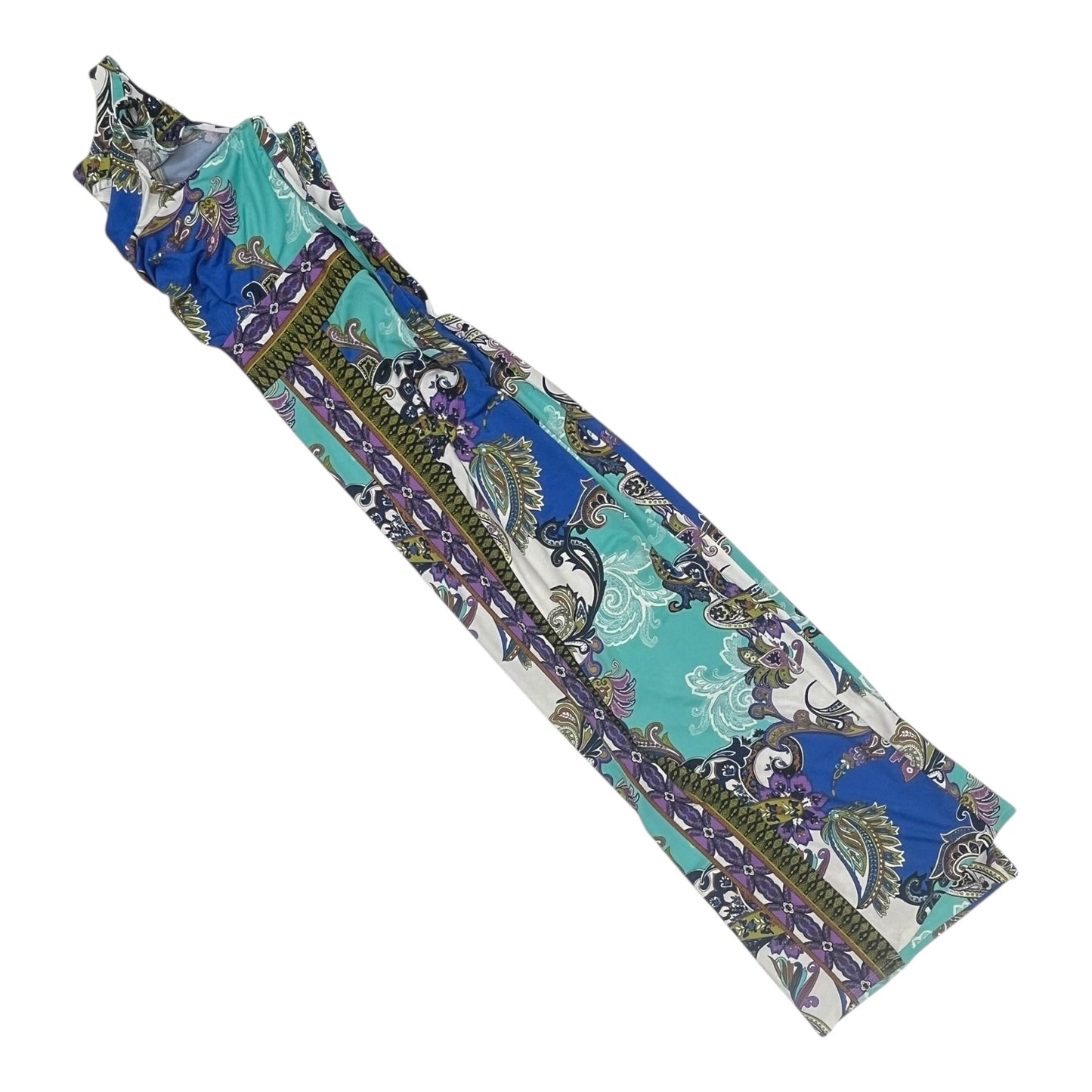 Dress Party Long By Ny Collection In Blue & White, Size:L