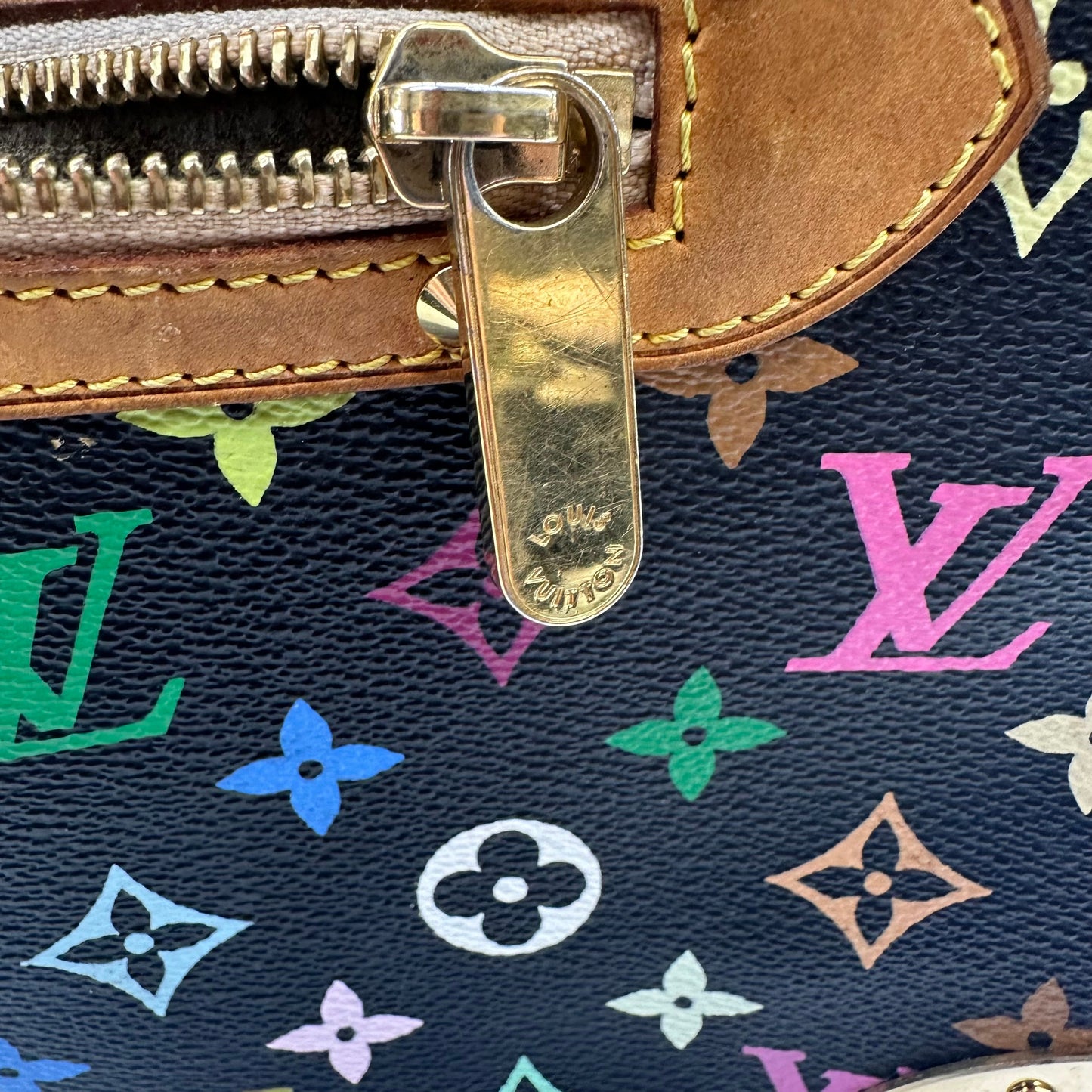 Handbag Luxury Designer By Louis Vuitton In Multi, Size:Medium