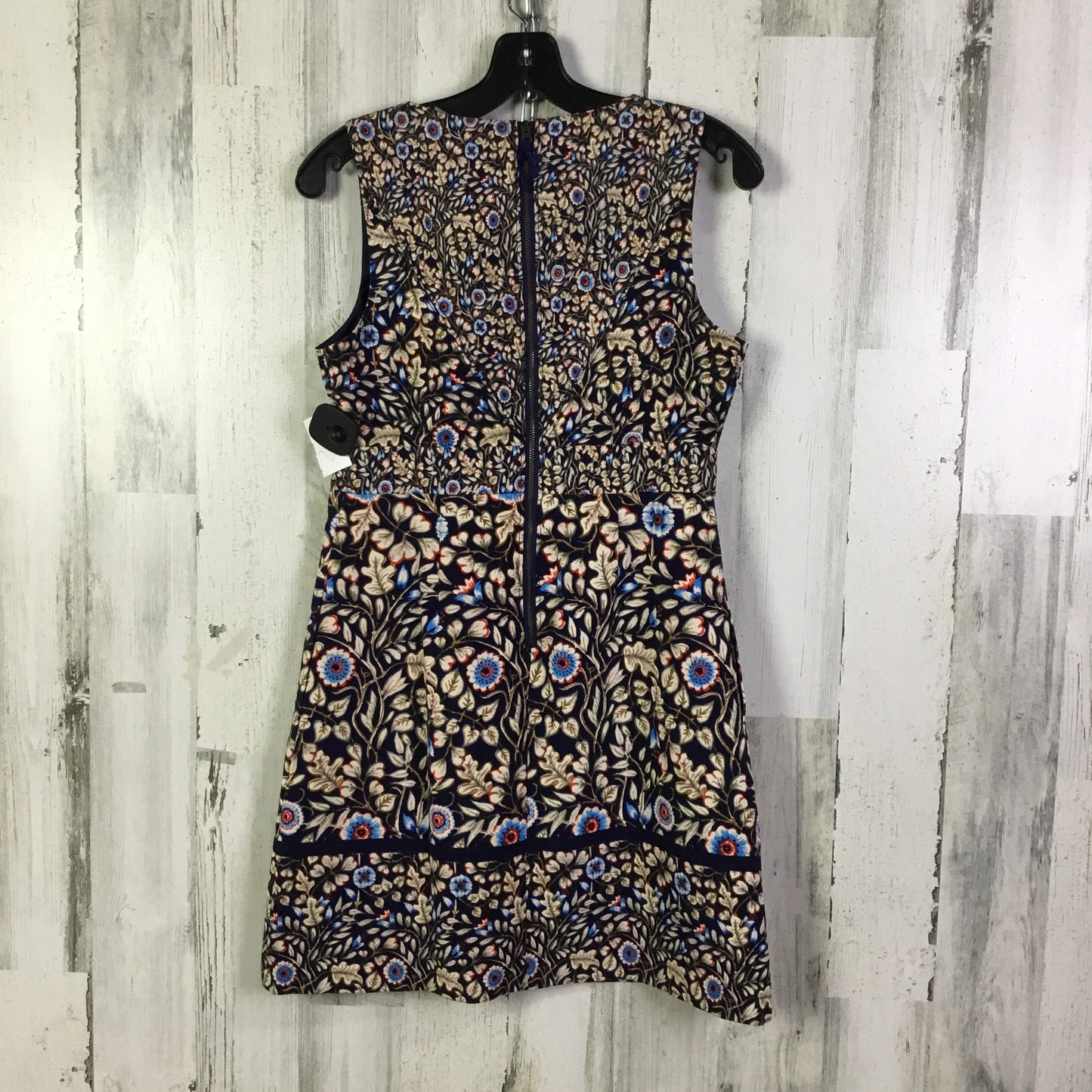 Dress Work By Maeve In Blue & Cream, Size:Sp