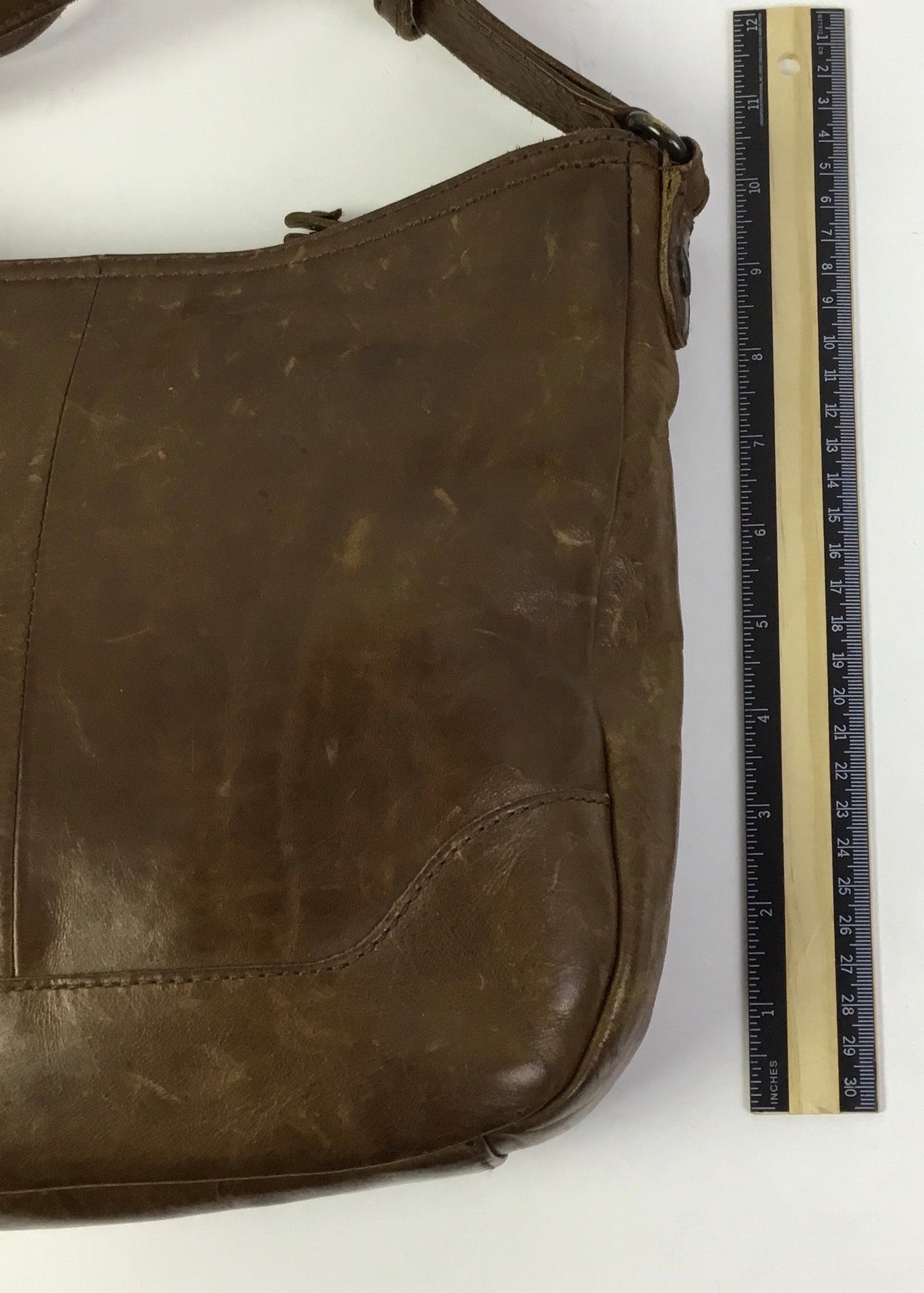 Handbag Designer By Frye In Brown, Size:Medium