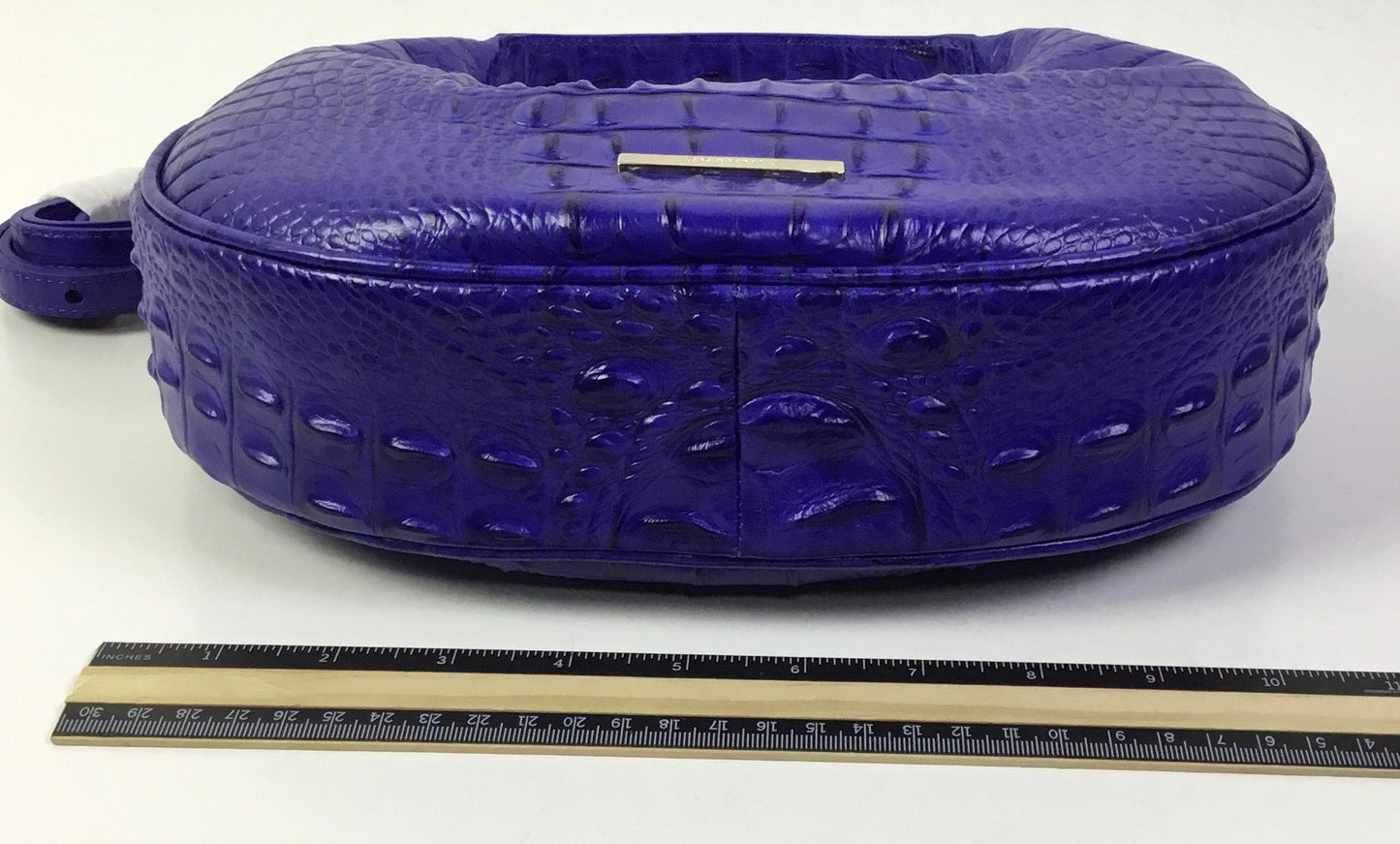 Crossbody Designer By Brahmin In Blue, Size:Medium