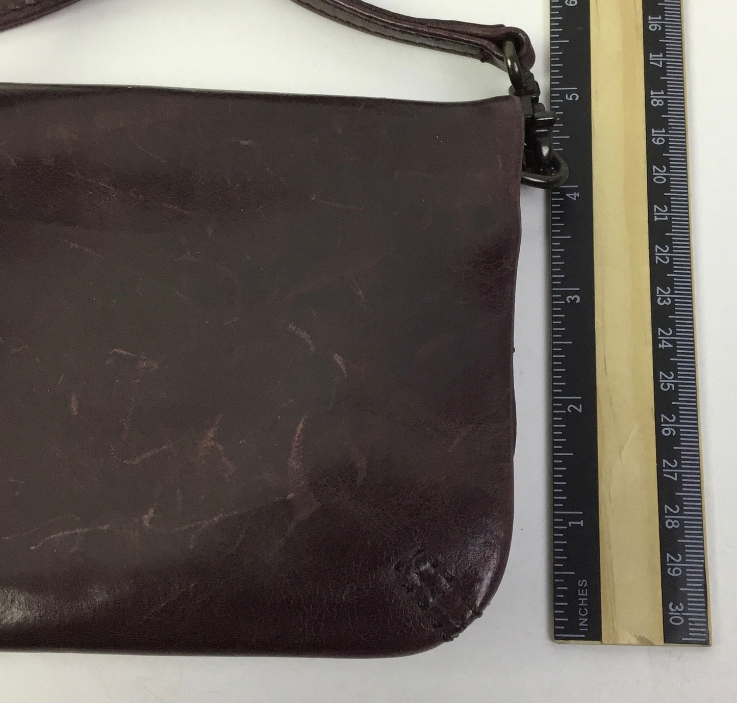 Crossbody Designer By Frye In Purple, Size:Small
