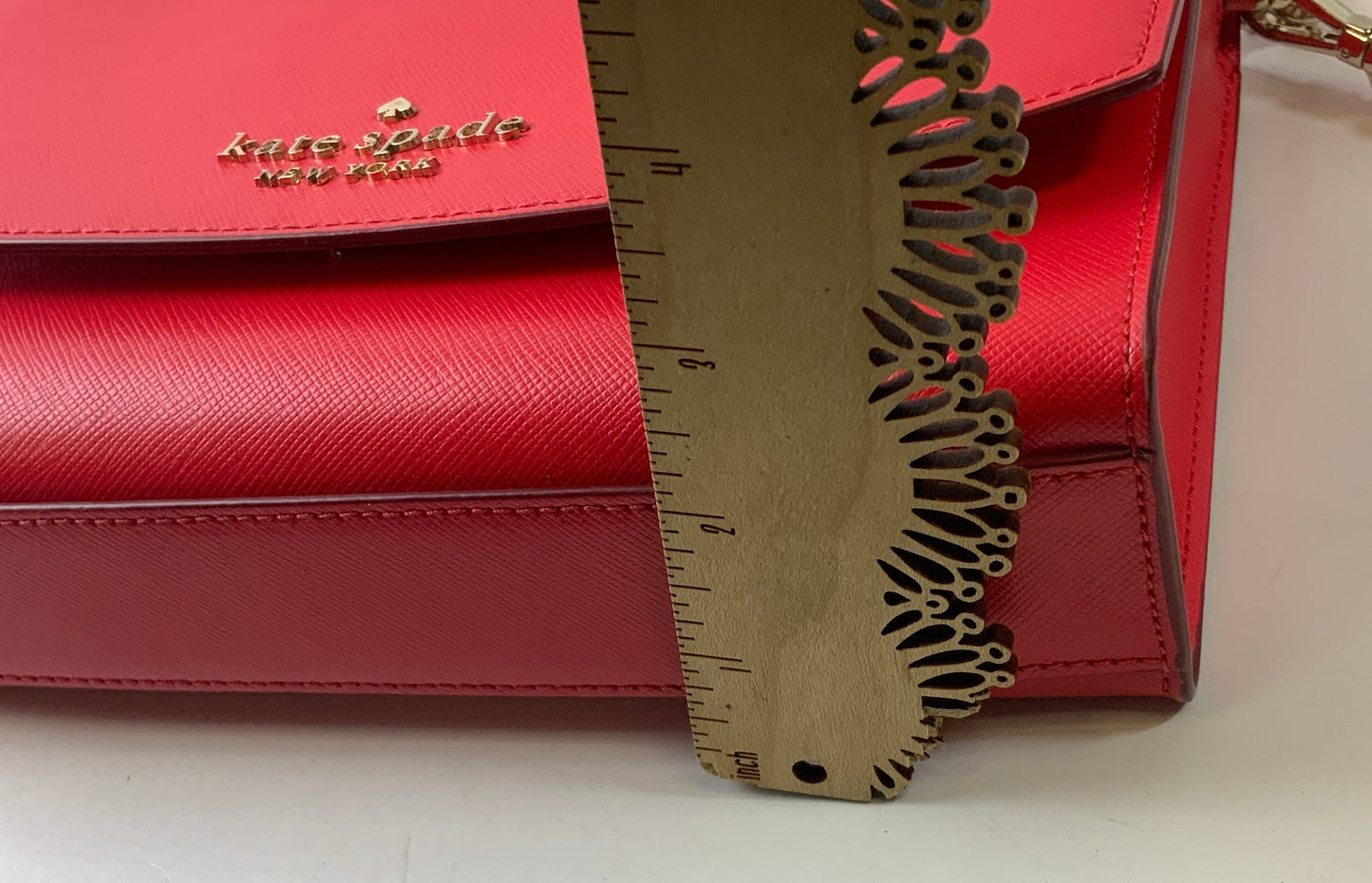 Crossbody Designer By Kate Spade In Coral, Size:Small