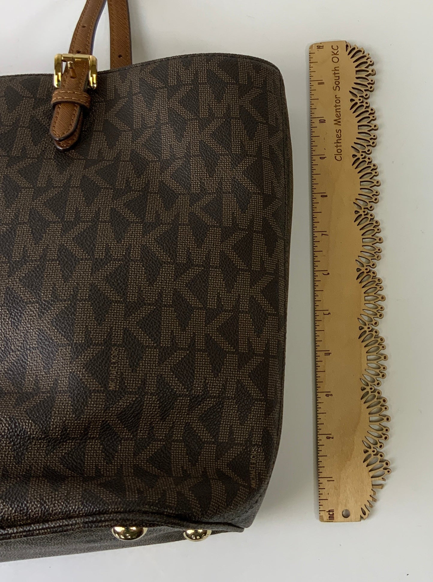 Handbag Designer By Michael Kors Collection In Brown, Size:Large