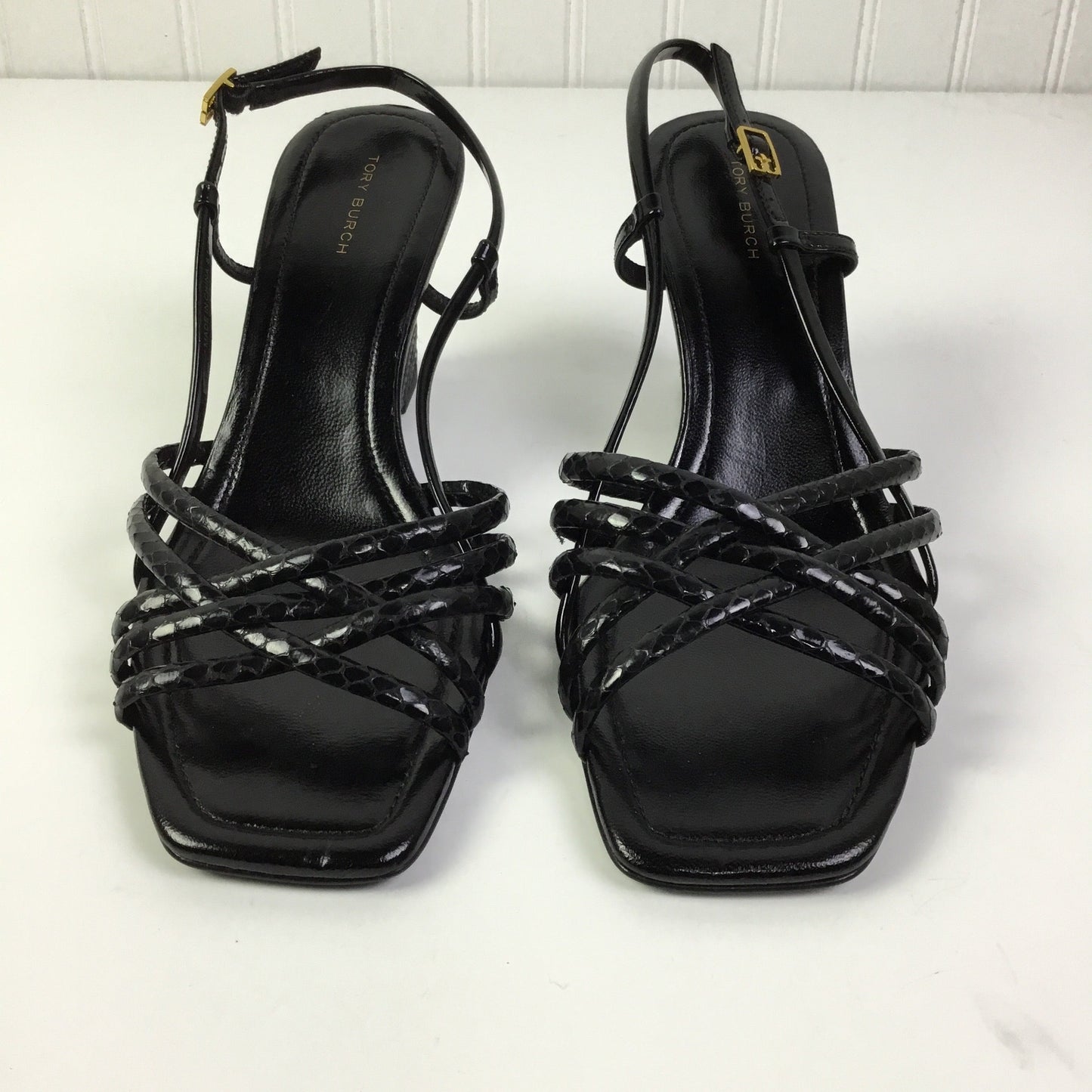 Sandals Designer By Tory Burch In Black, Size:8.5