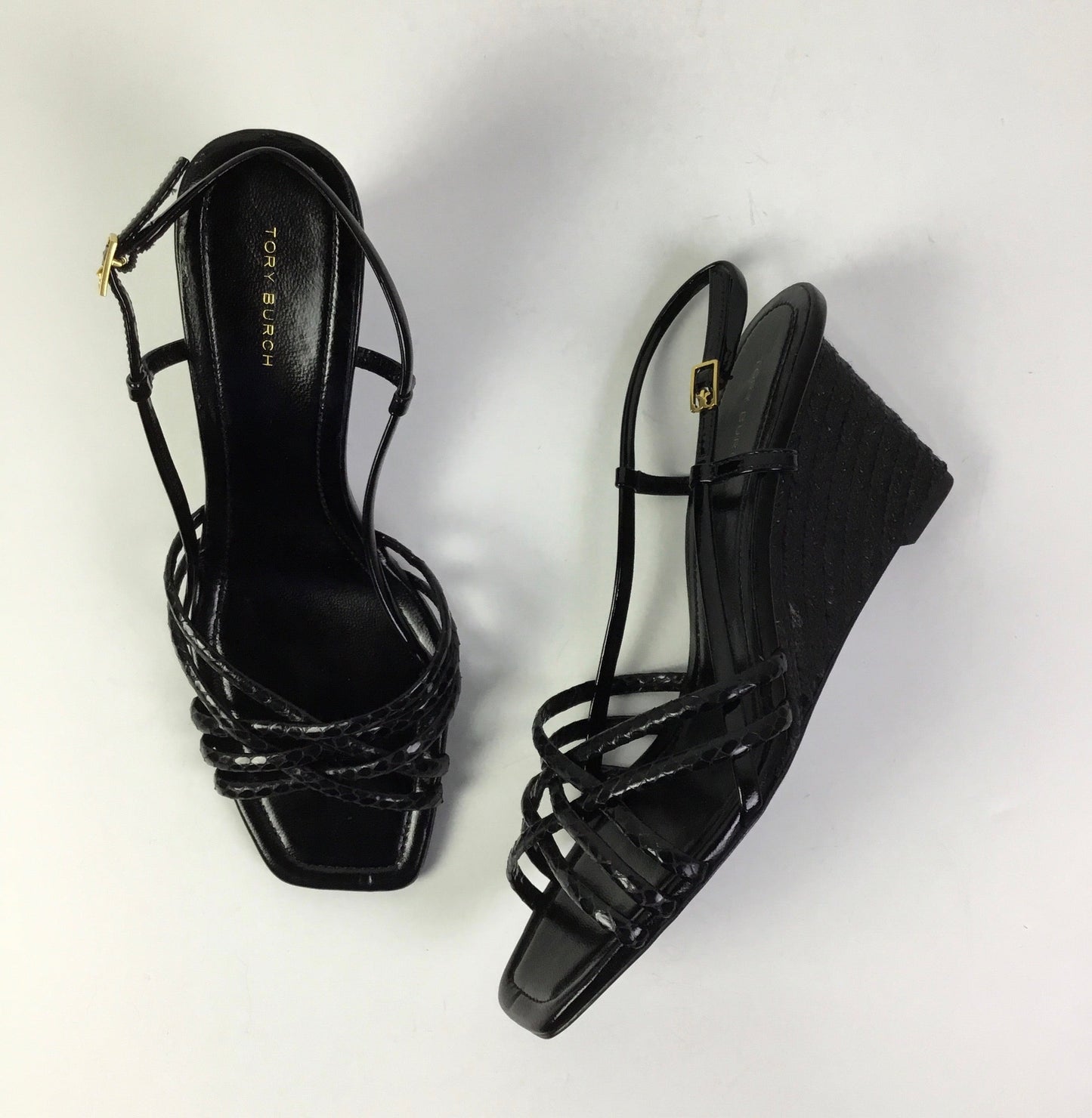 Sandals Designer By Tory Burch In Black, Size:8.5