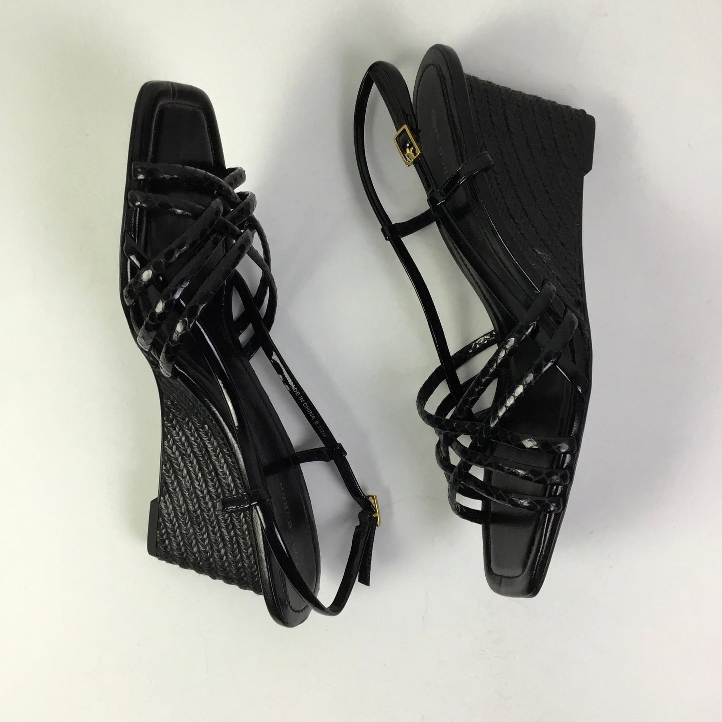 Sandals Designer By Tory Burch In Black, Size:8.5